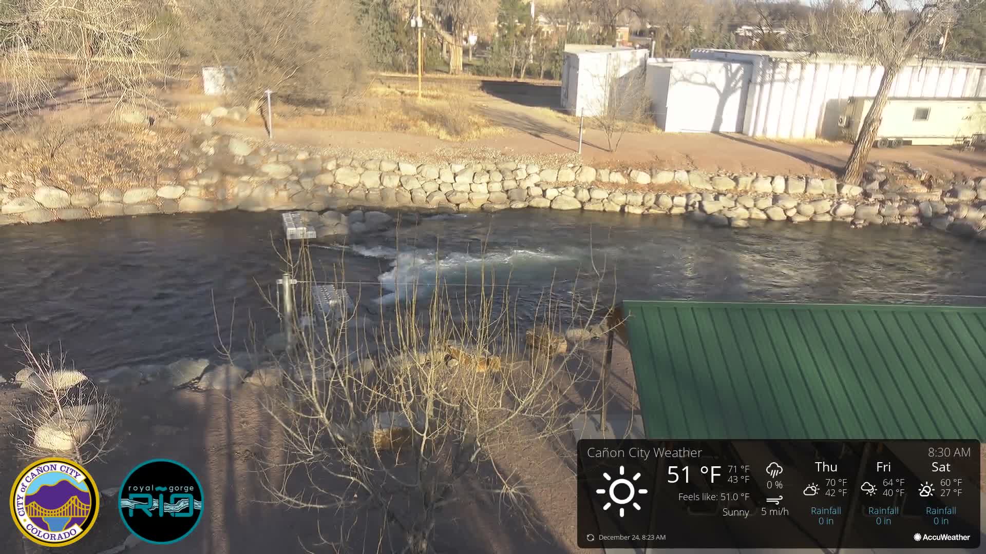 Canon City Arkansas River View Live Cam - Cañon City, Fremont, Colorado, USA