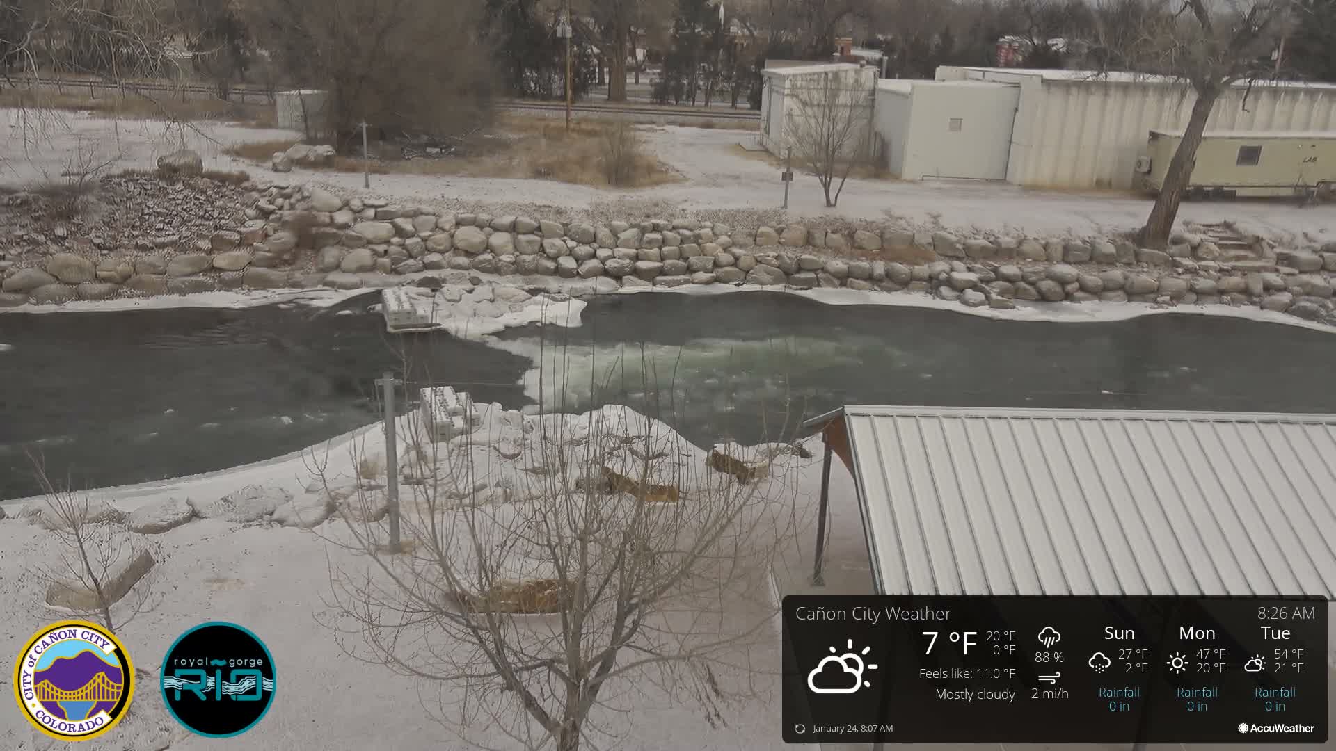 Canon City Arkansas River View Live Cam - Cañon City, Fremont, Colorado, USA
