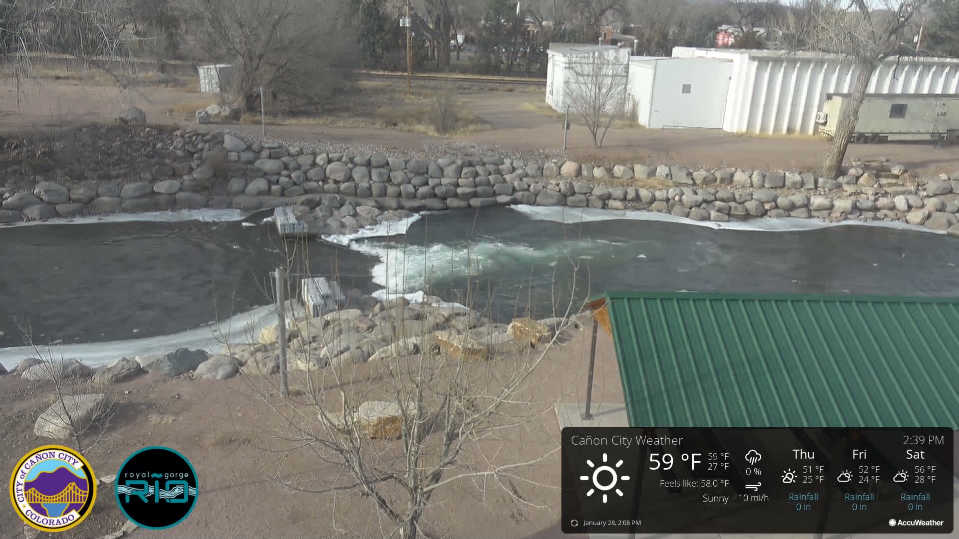Canon City Arkansas River View Live Cam - Cañon City, Fremont, Colorado, USA