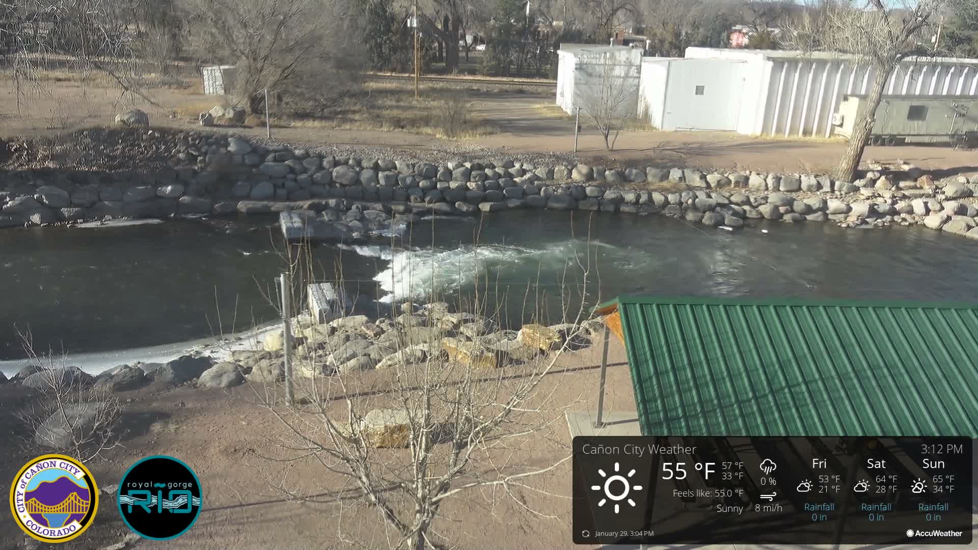 Canon City Arkansas River View Live Cam - Cañon City, Fremont, Colorado, USA