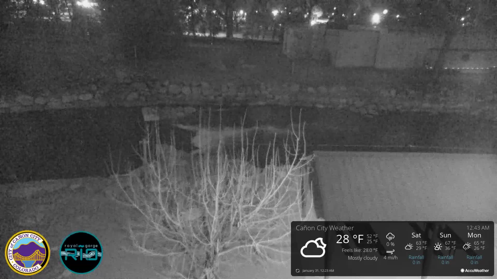 Canon City Arkansas River View Live Cam - Cañon City, Fremont, Colorado, USA