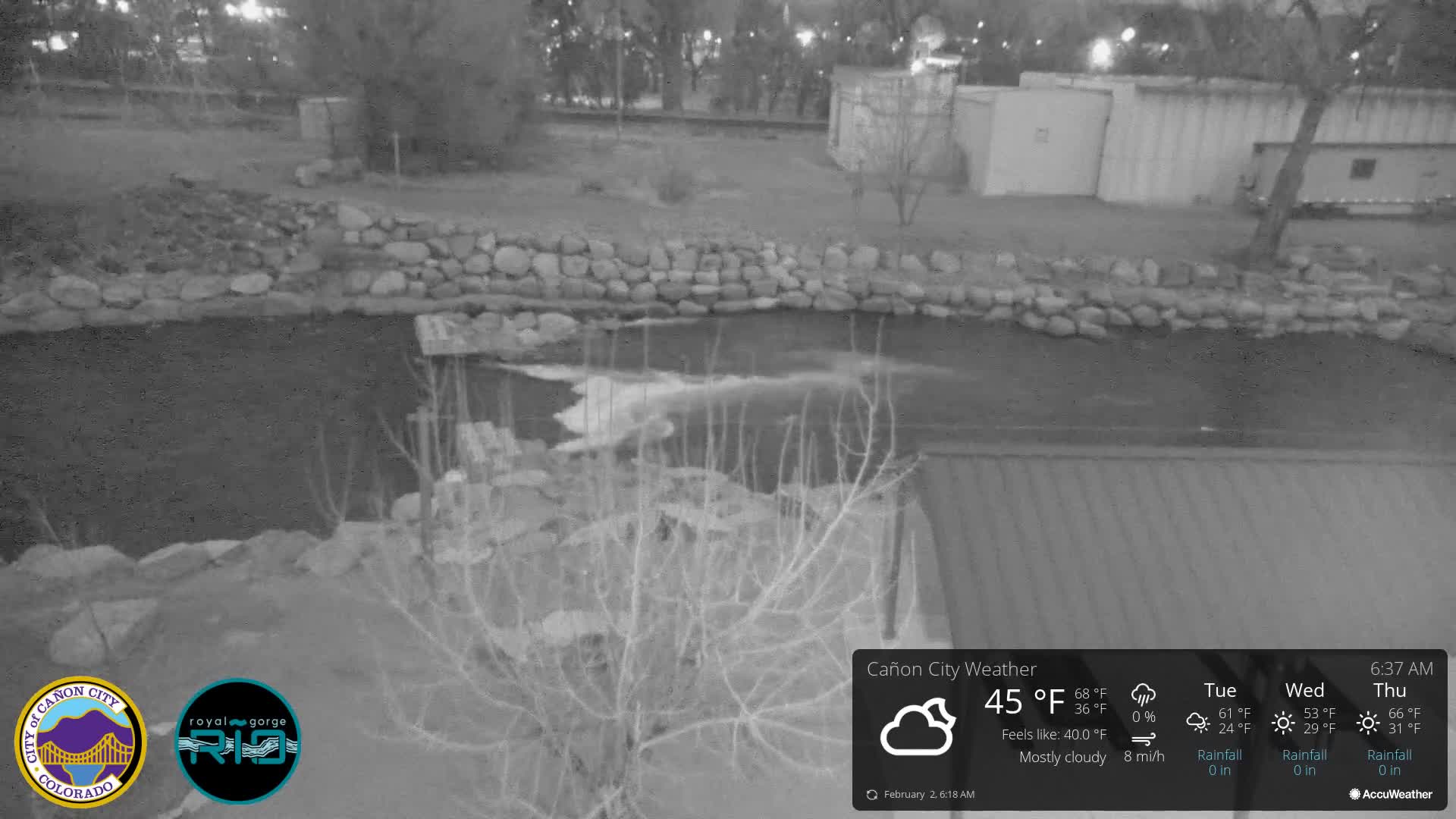 Canon City Arkansas River View Live Cam - Cañon City, Fremont, Colorado, USA