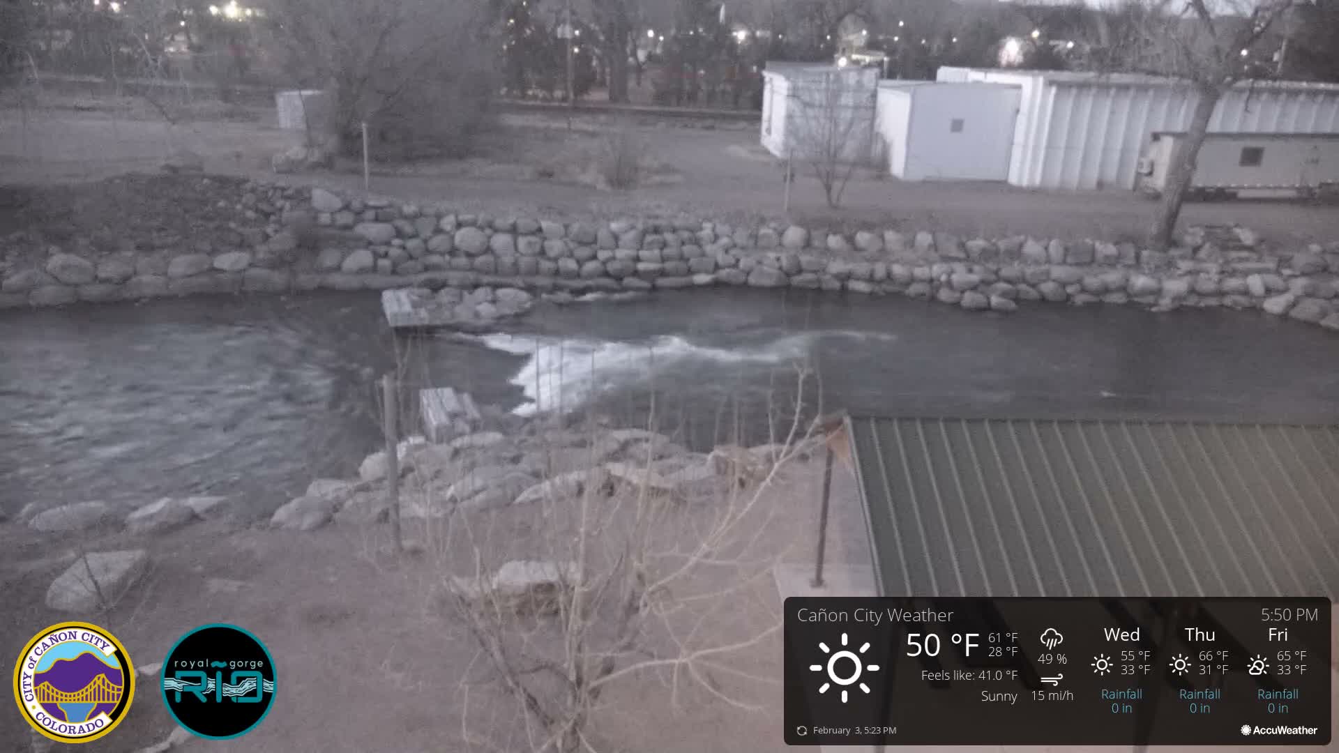 Canon City Arkansas River View Live Cam - Cañon City, Fremont, Colorado, USA