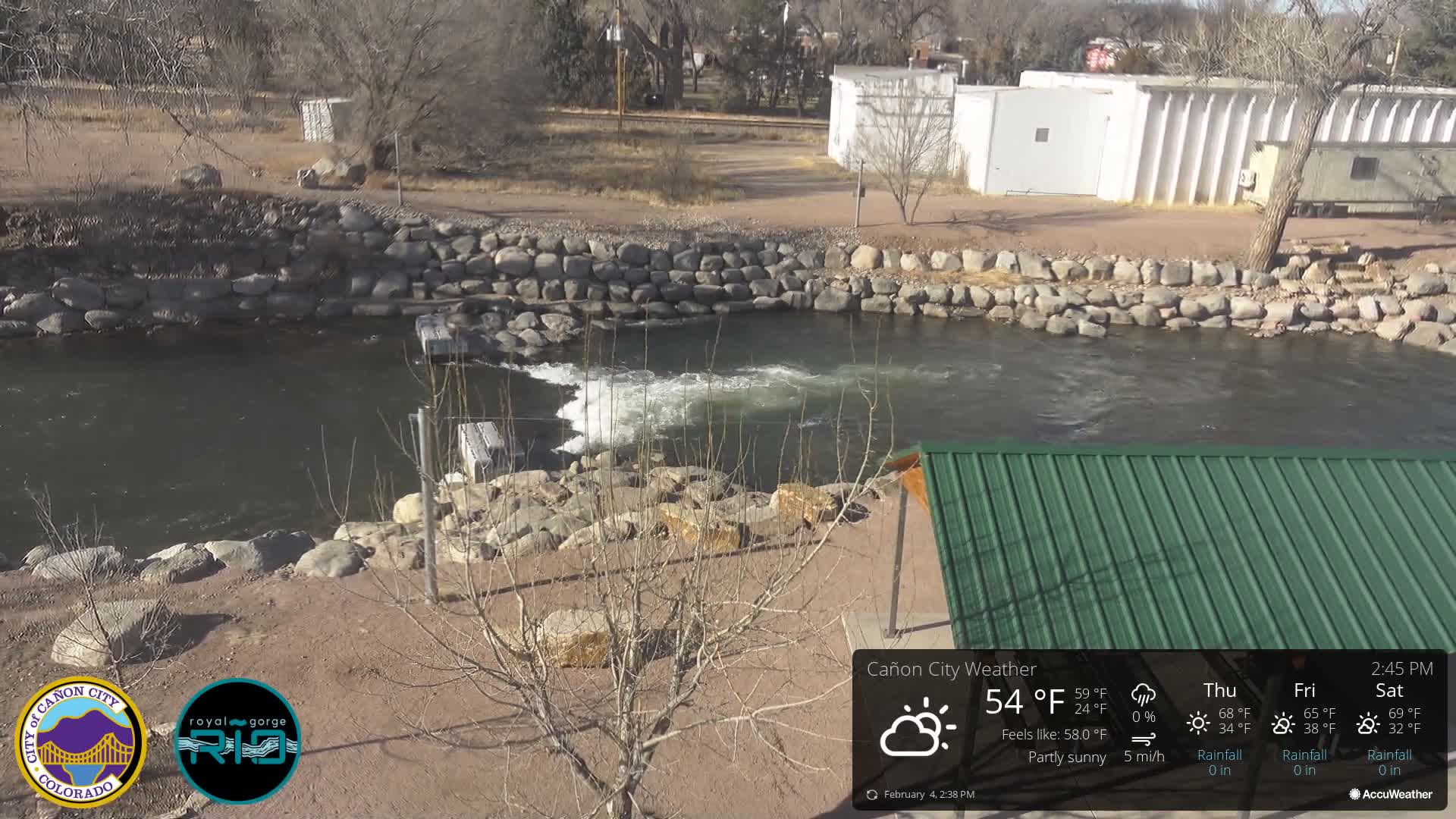 Canon City Arkansas River View Live Cam - Cañon City, Fremont, Colorado, USA