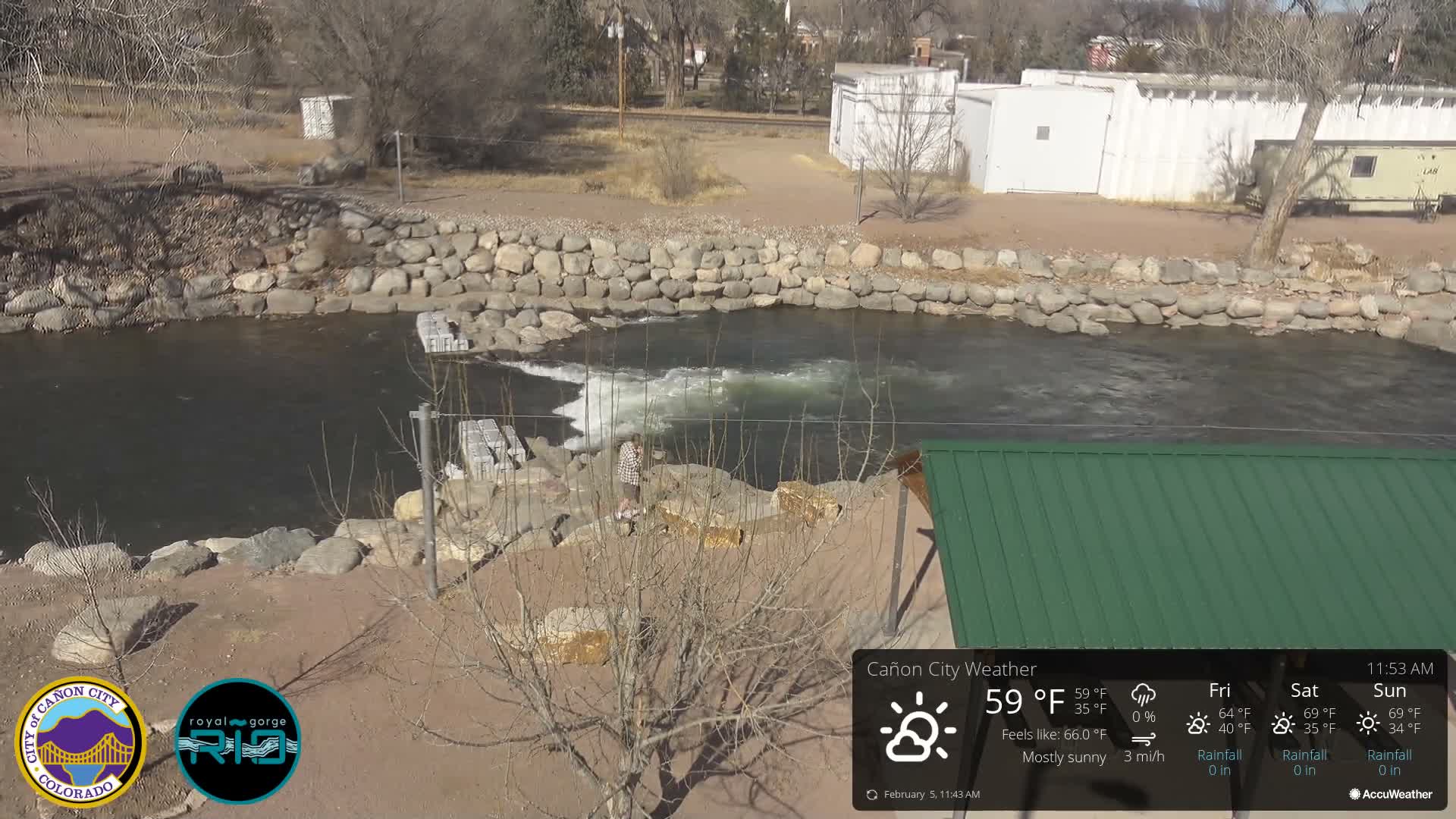 Canon City Arkansas River View Live Cam - Cañon City, Fremont, Colorado, USA