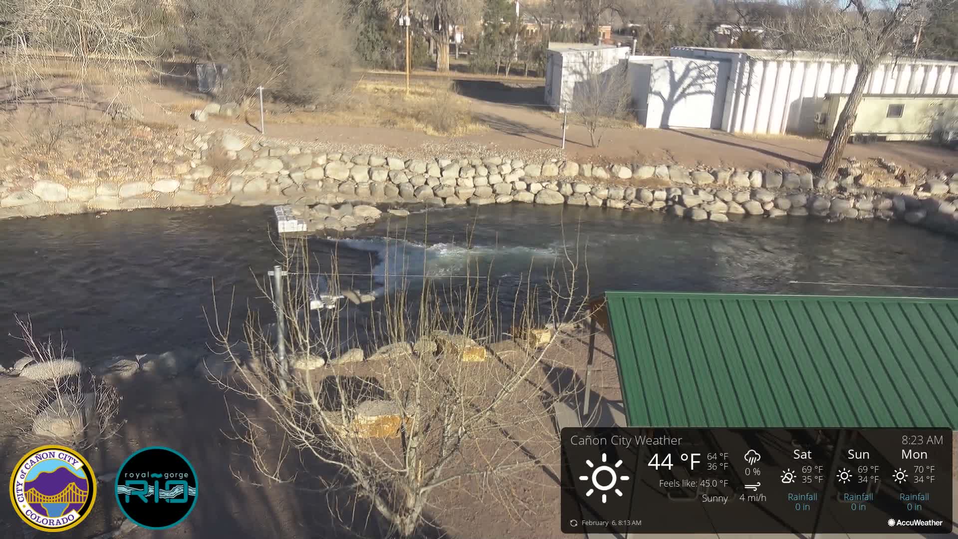 Canon City Arkansas River View Live Cam - Cañon City, Fremont, Colorado, USA