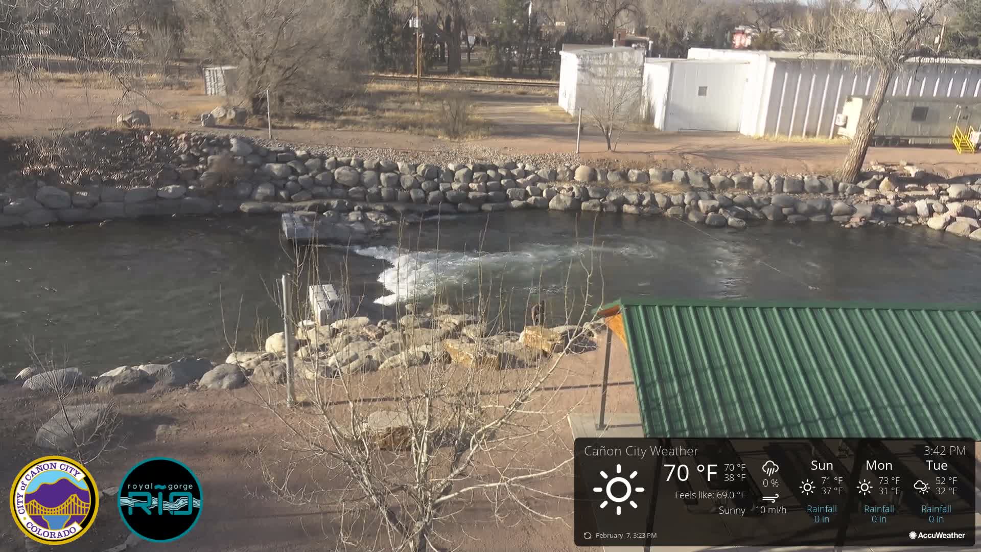 Canon City Arkansas River View Live Cam - Cañon City, Fremont, Colorado, USA