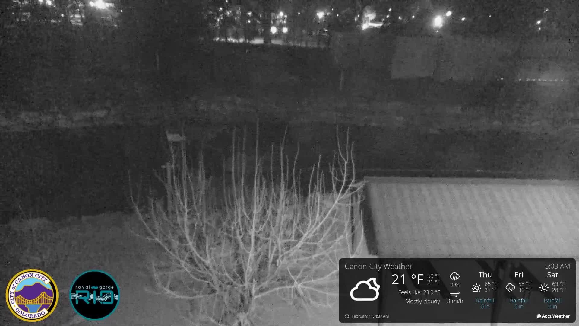 Canon City Arkansas River View Live Cam - Cañon City, Fremont, Colorado, USA