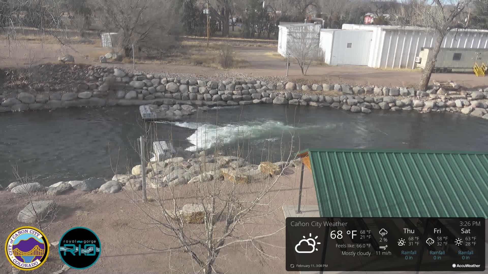 Canon City Arkansas River View Live Cam - Cañon City, Fremont, Colorado, USA