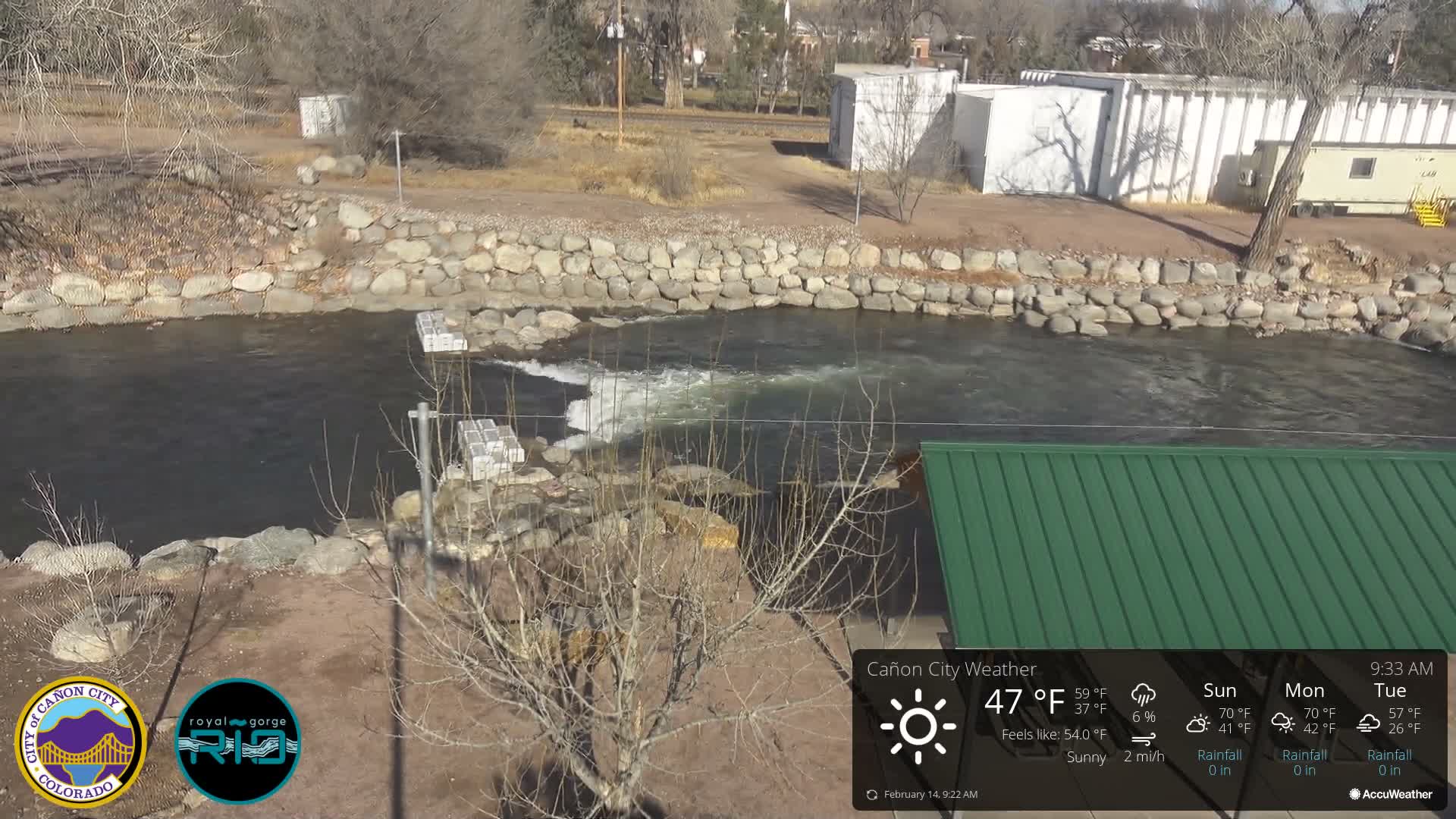 Canon City Arkansas River View Live Cam - Cañon City, Fremont, Colorado, USA