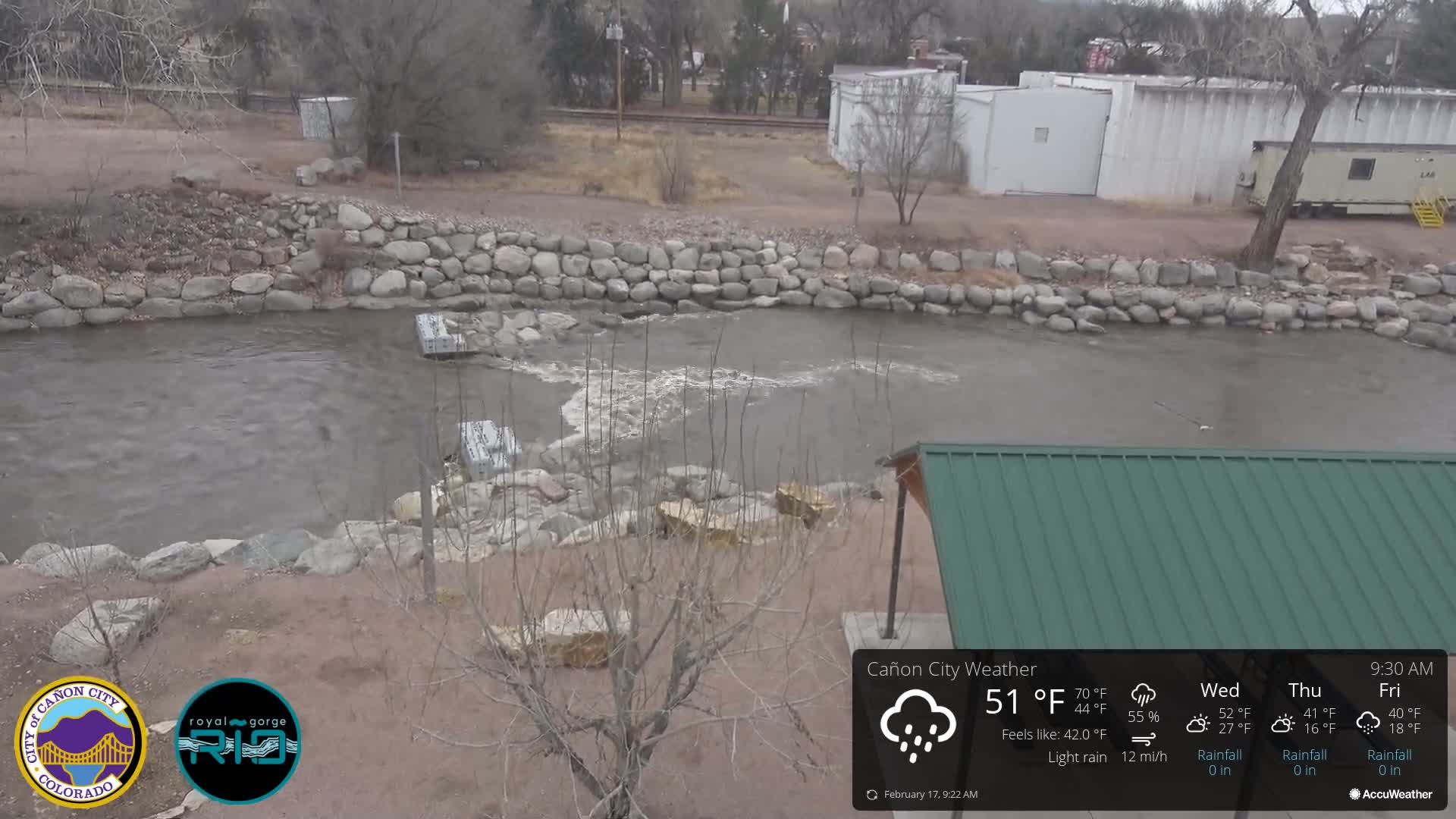 Canon City Arkansas River View Live Cam - Cañon City, Fremont, Colorado, USA