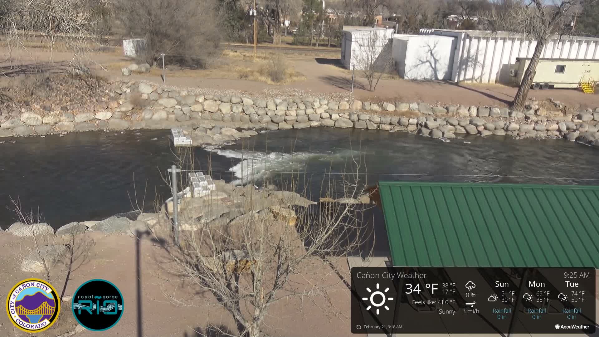Canon City Arkansas River View Live Cam - Cañon City, Fremont, Colorado, USA