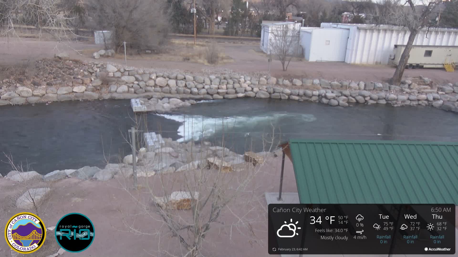 Canon City Arkansas River View Live Cam - Cañon City, Fremont, Colorado, USA