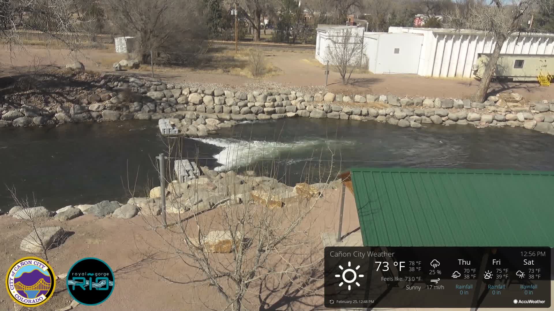 Canon City Arkansas River View Live Cam - Cañon City, Fremont, Colorado, USA