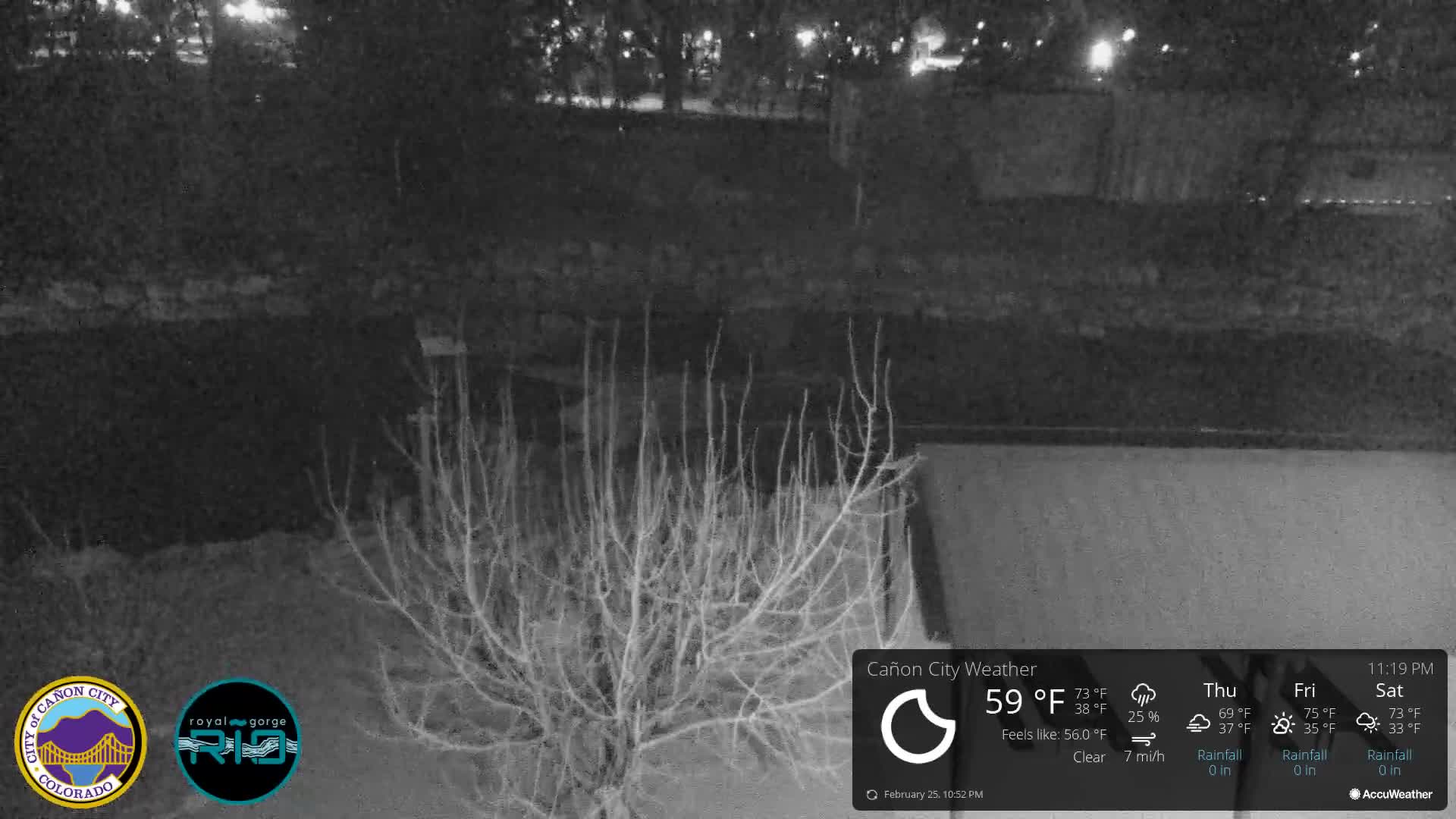 Canon City Arkansas River View Live Cam - Cañon City, Fremont, Colorado, USA