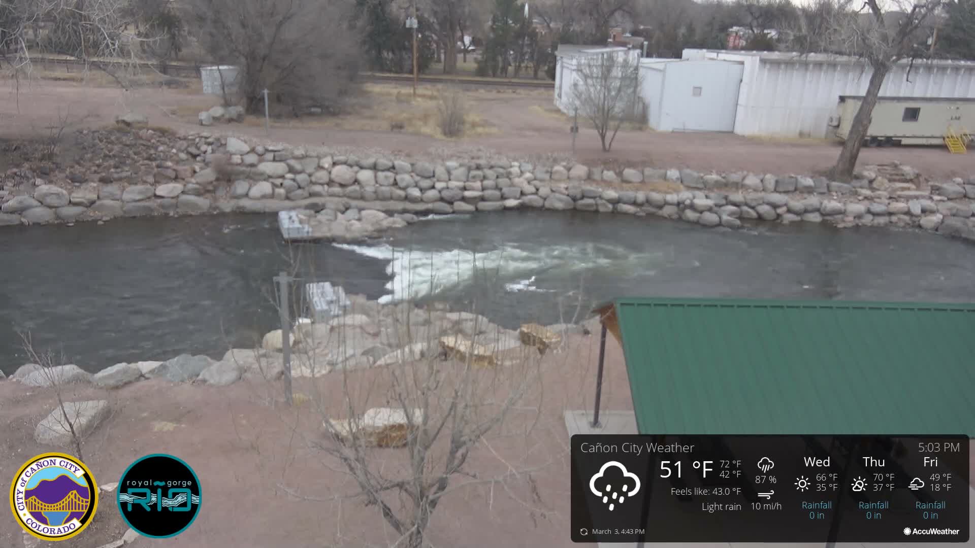 Canon City Arkansas River View Live Cam - Cañon City, Fremont, Colorado, USA
