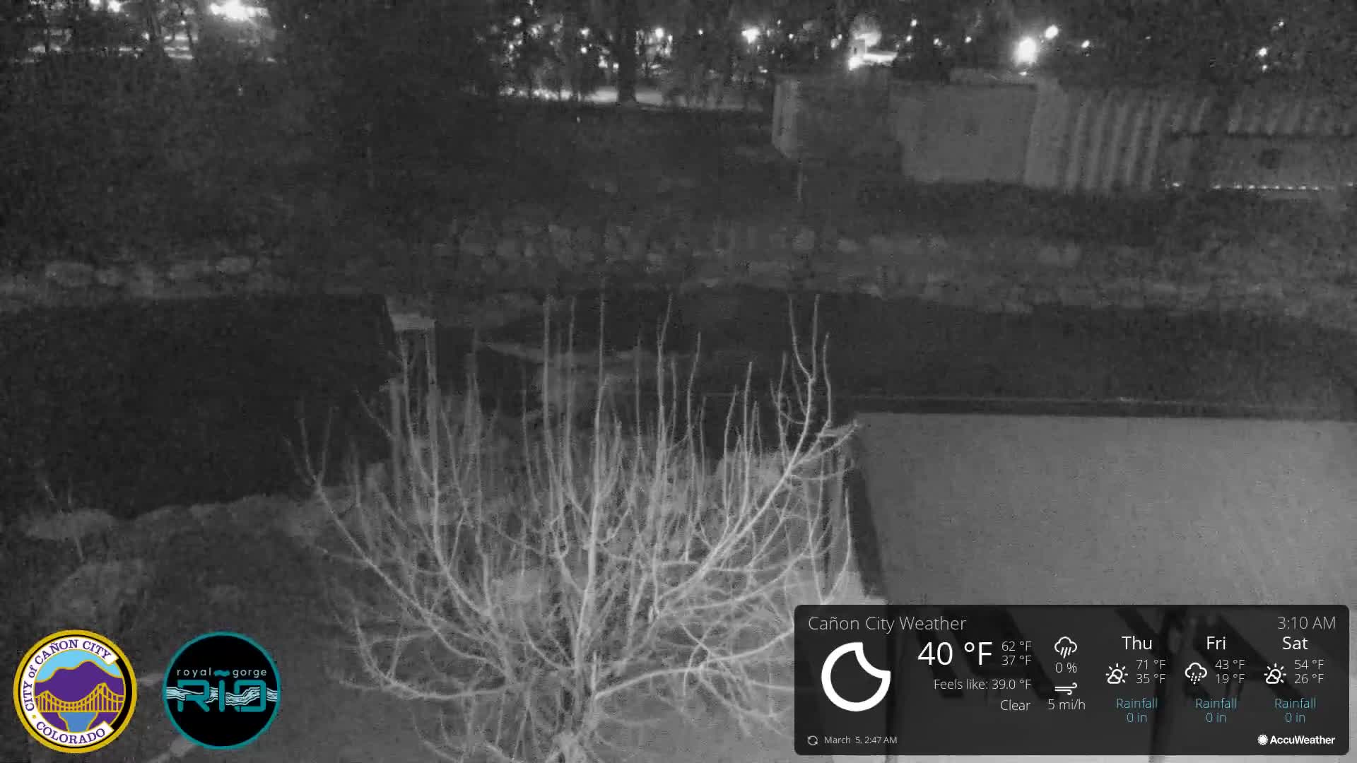 Canon City Arkansas River View Live Cam - Cañon City, Fremont, Colorado, USA