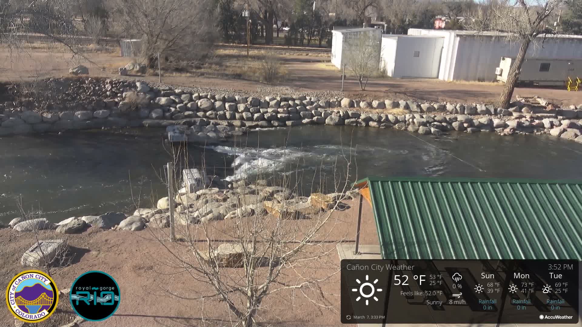 Canon City Arkansas River View Live Cam - Cañon City, Fremont, Colorado, USA