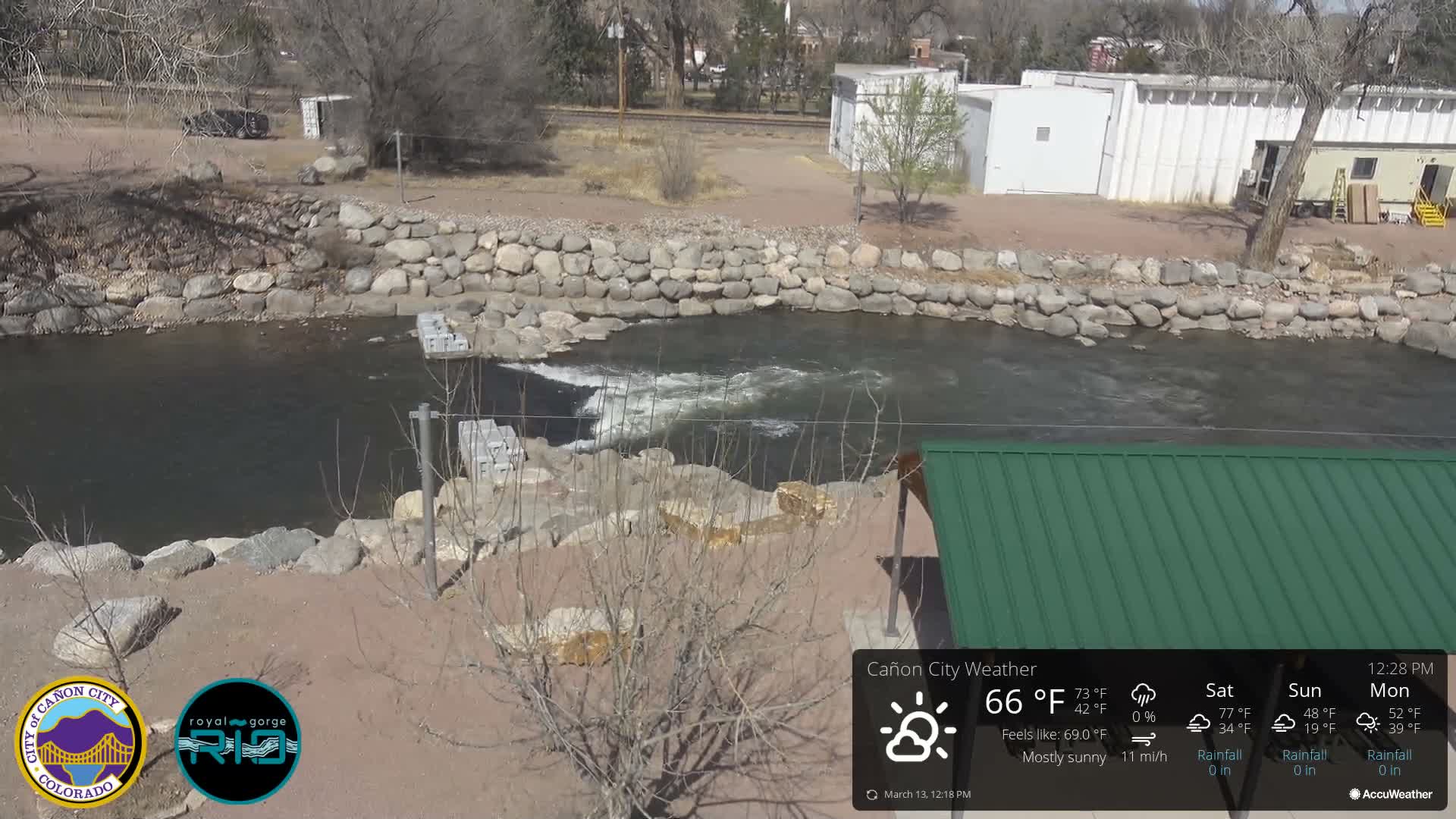 Canon City Arkansas River View Live Cam - Cañon City, Fremont, Colorado, USA