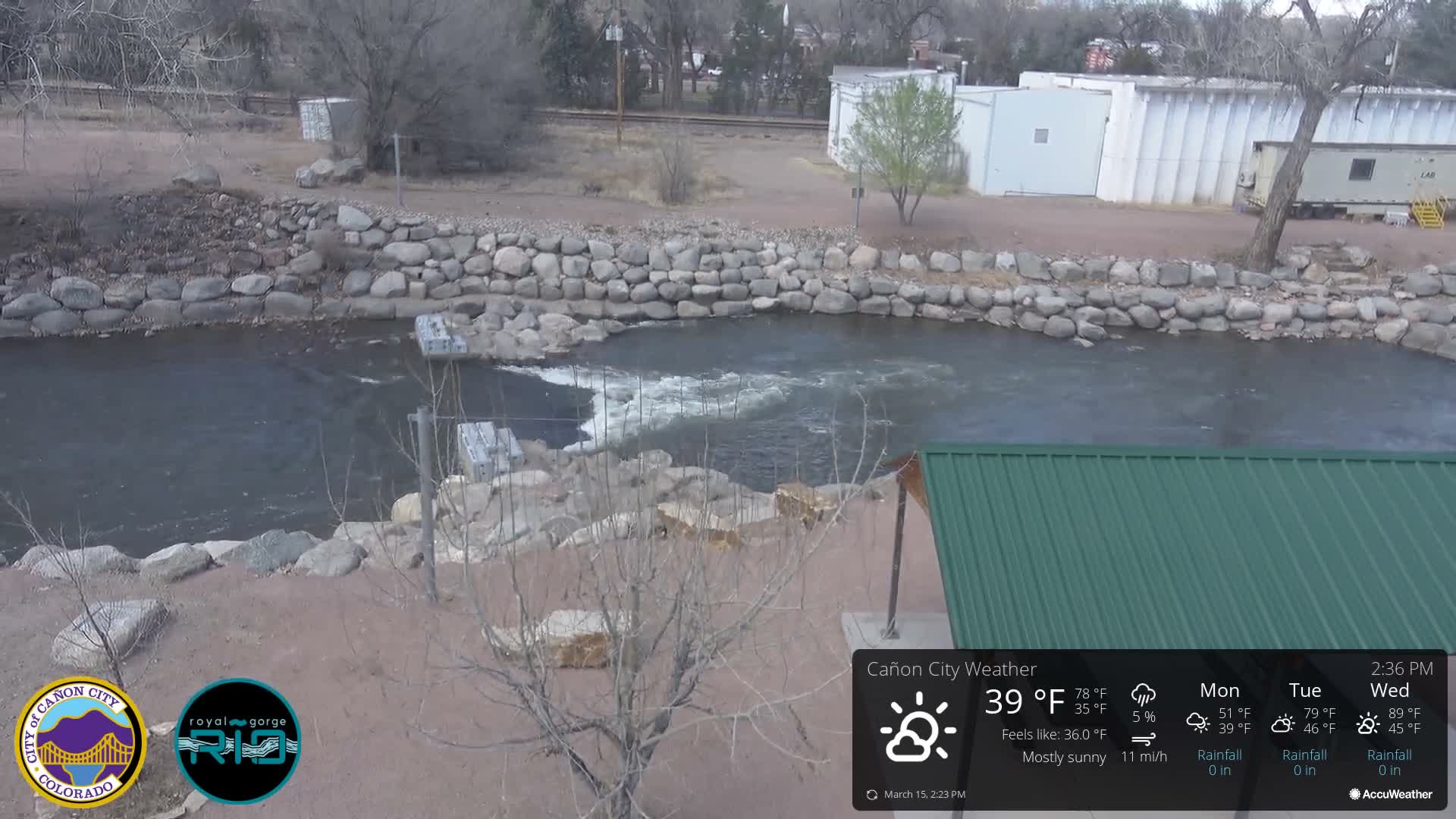 Canon City Arkansas River View Live Cam - Cañon City, Fremont, Colorado, USA