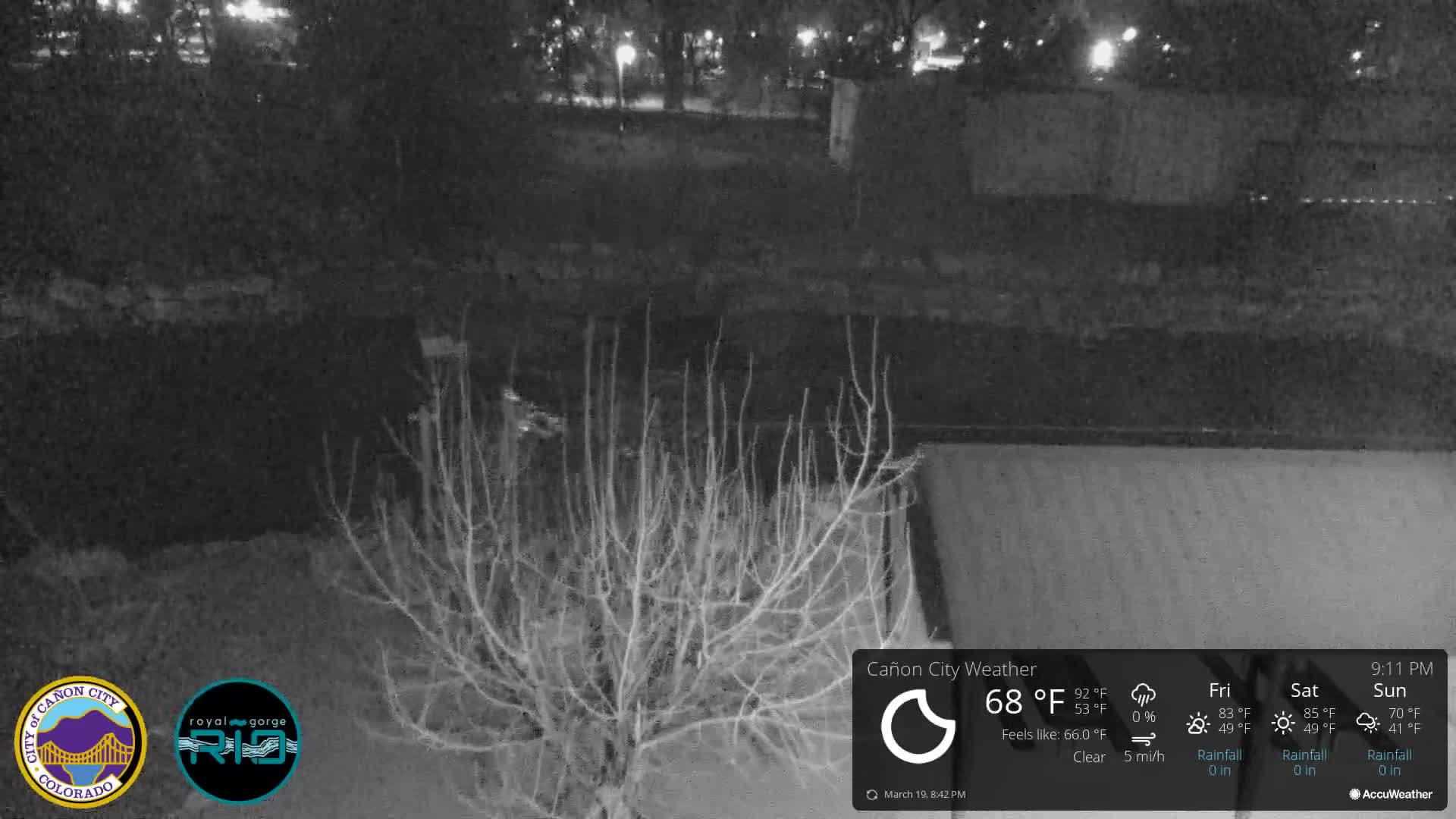 Canon City Arkansas River View Live Cam - Cañon City, Fremont, Colorado, USA