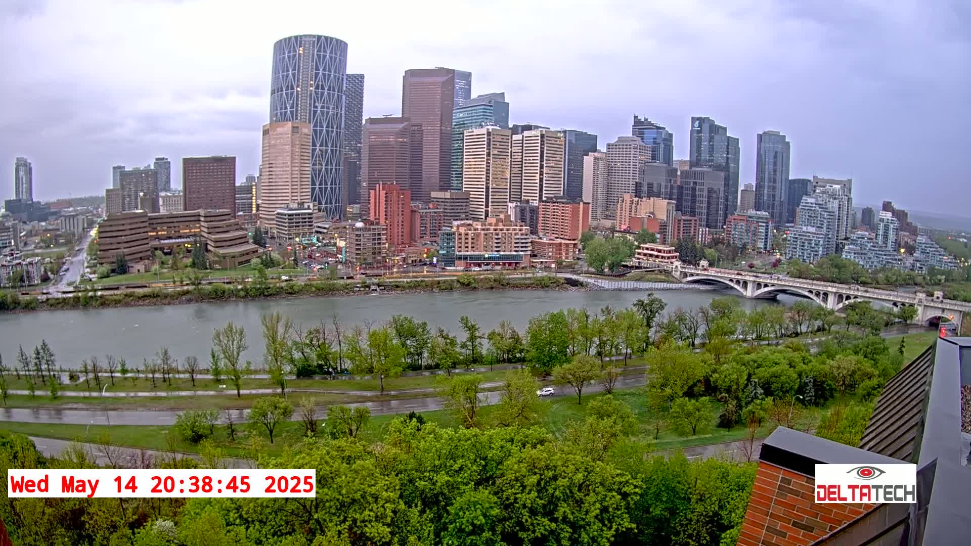Calgary Skyline  Live Cam - Calgary, Rocky View County and Foothills County, Alberta, Canada