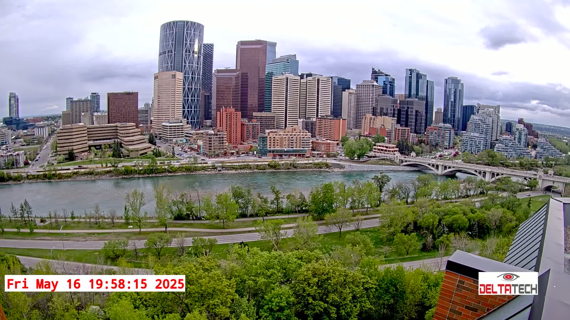 Calgary Skyline  Live Cam - Calgary, Rocky View County and Foothills County, Alberta, Canada