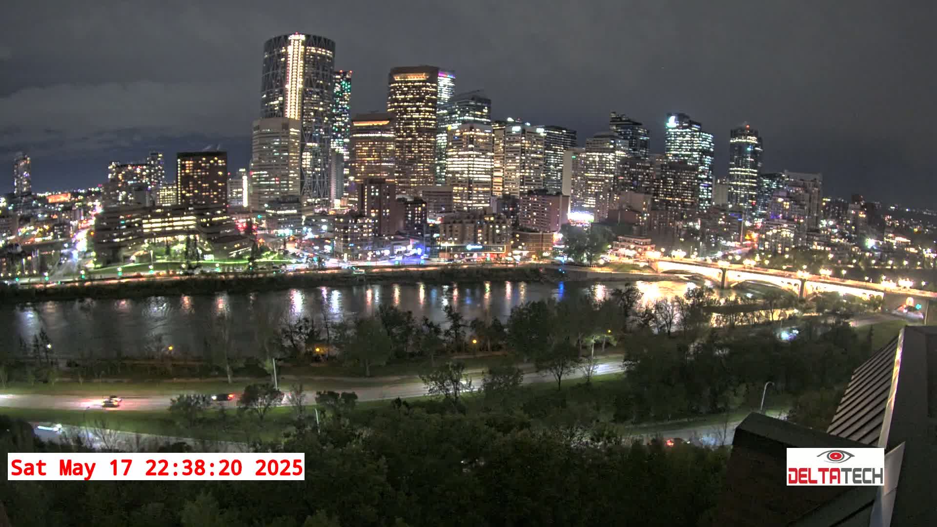 Calgary Skyline  Live Cam - Calgary, Rocky View County and Foothills County, Alberta, Canada