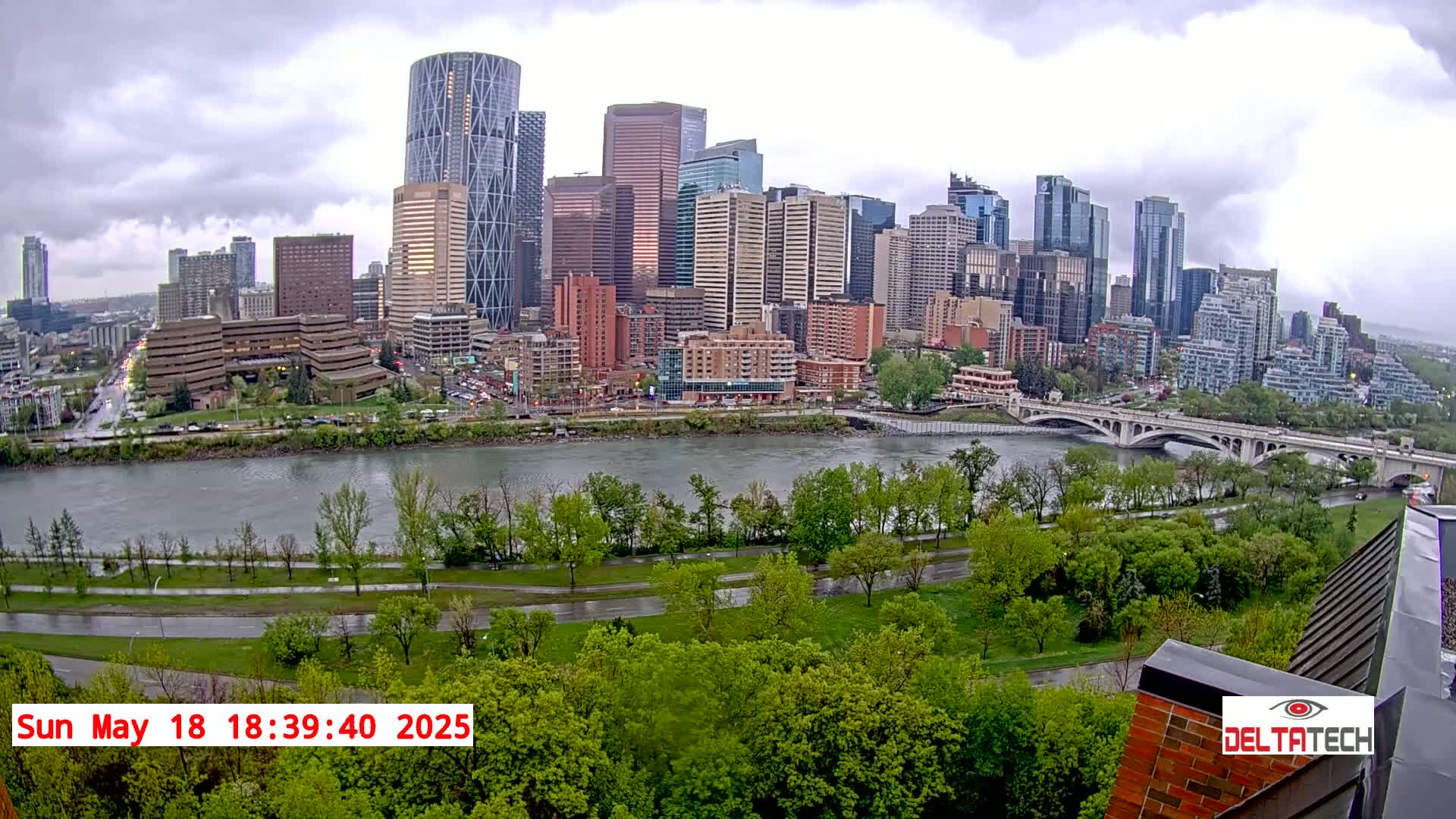 Calgary Skyline  Live Cam - Calgary, Rocky View County and Foothills County, Alberta, Canada