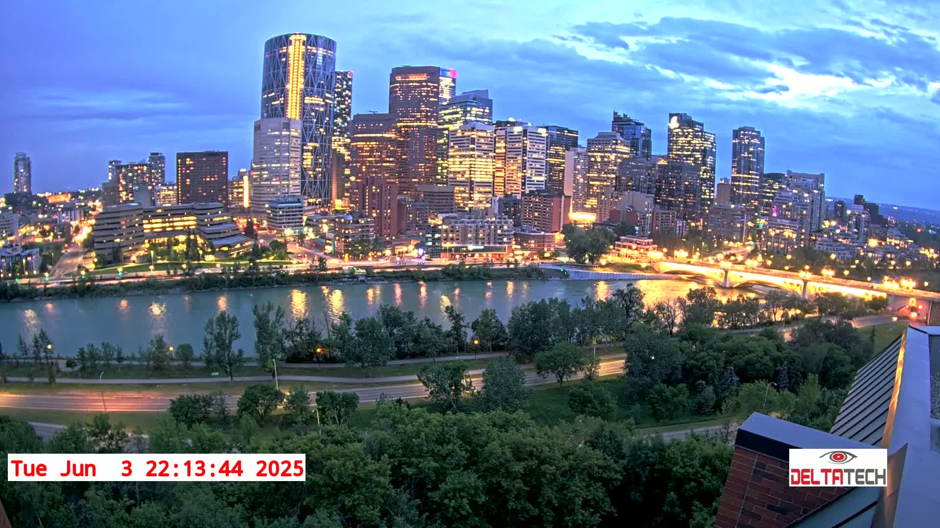 Calgary Skyline  Live Cam - Calgary, Rocky View County and Foothills County, Alberta, Canada