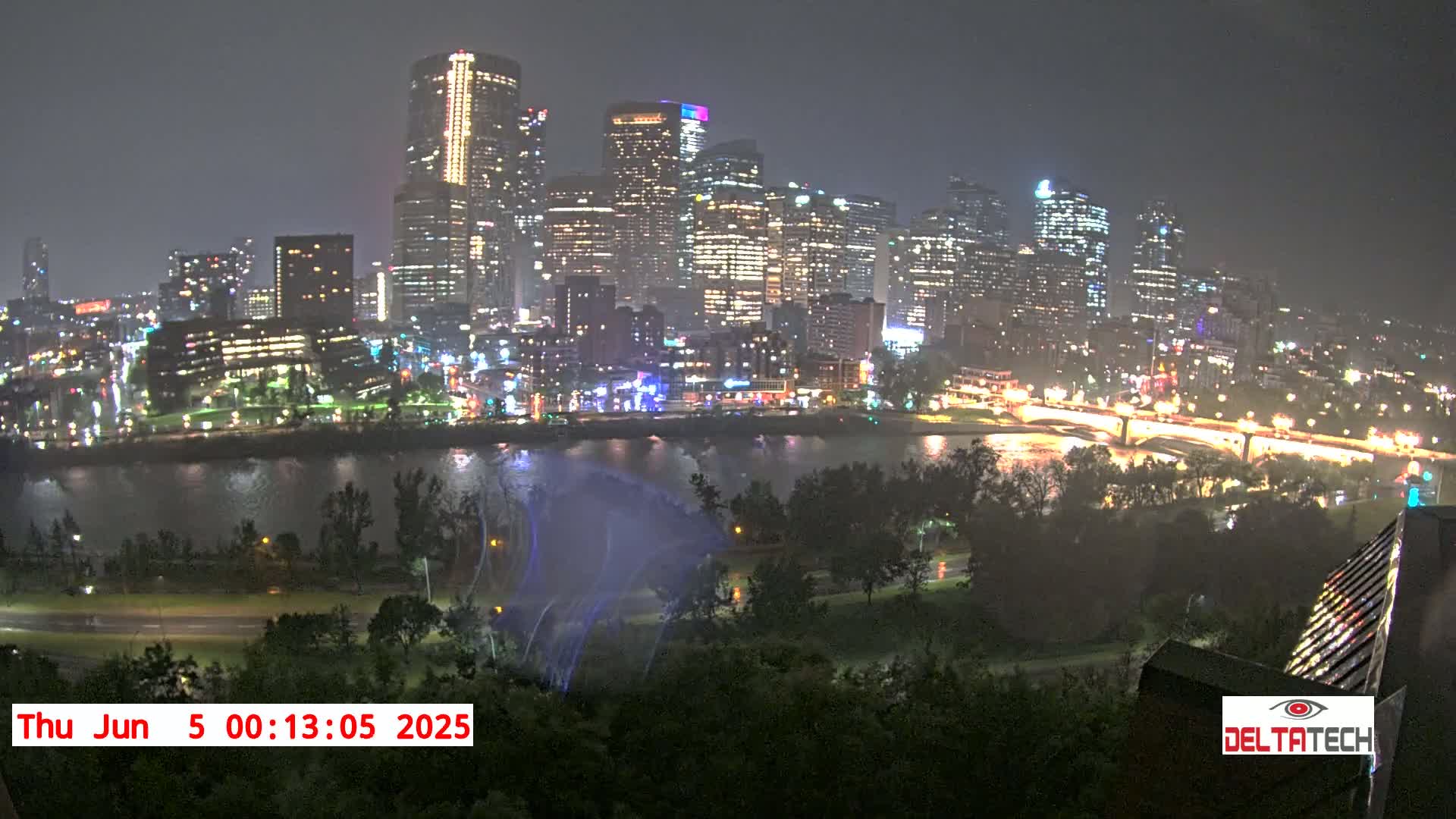 Calgary Skyline  Live Cam - Calgary, Rocky View County and Foothills County, Alberta, Canada