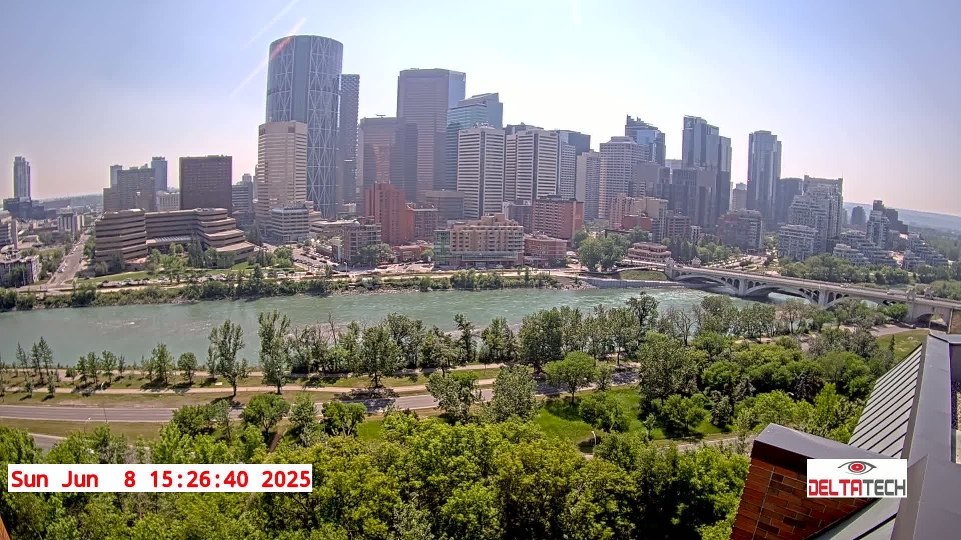Calgary Skyline  Live Cam - Calgary, Rocky View County and Foothills County, Alberta, Canada