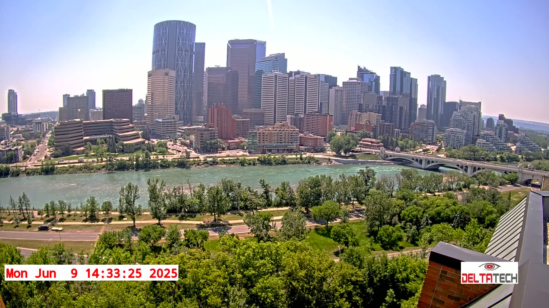 Calgary Skyline  Live Cam - Calgary, Rocky View County and Foothills County, Alberta, Canada