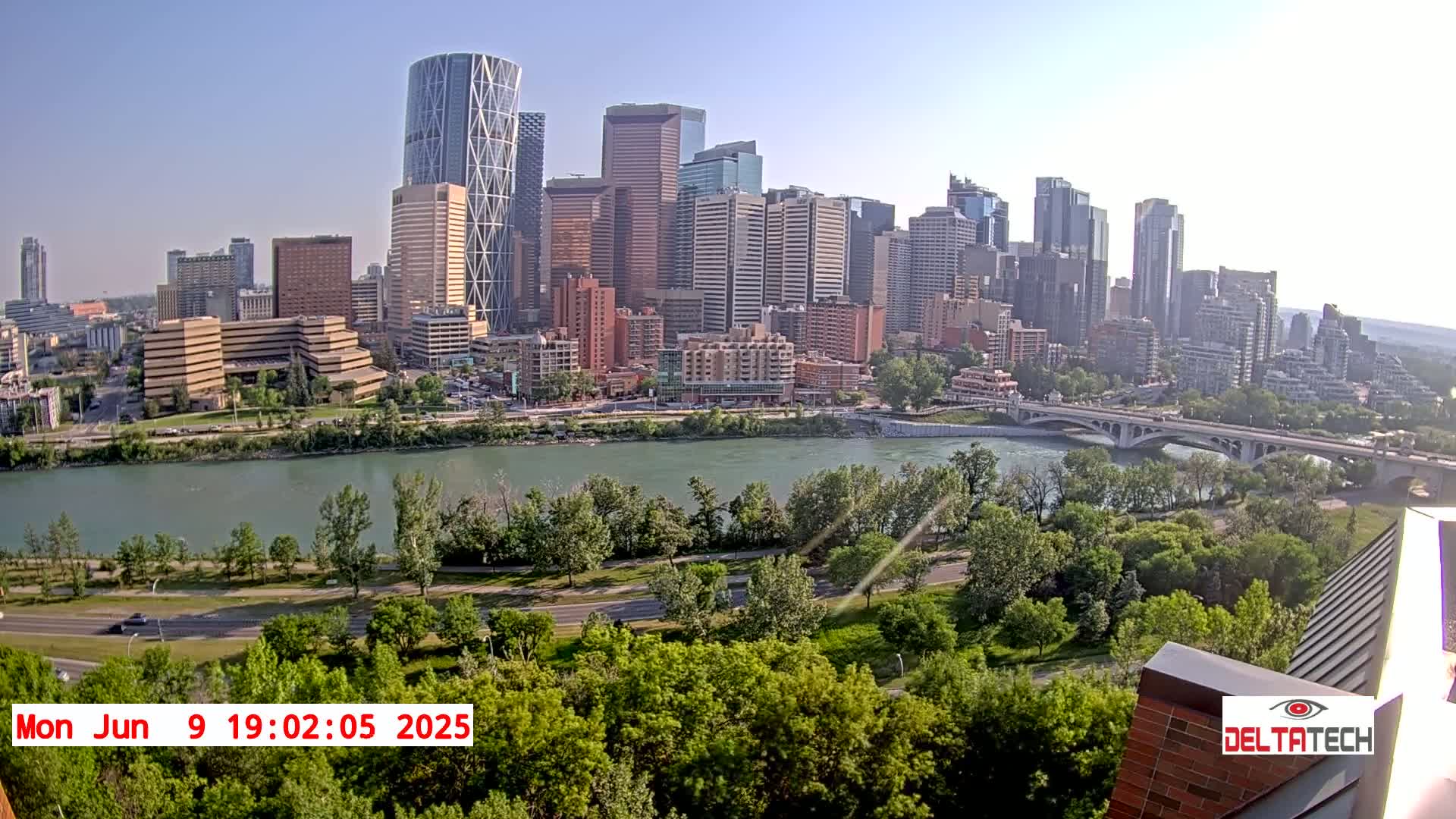 Calgary Skyline  Live Cam - Calgary, Rocky View County and Foothills County, Alberta, Canada