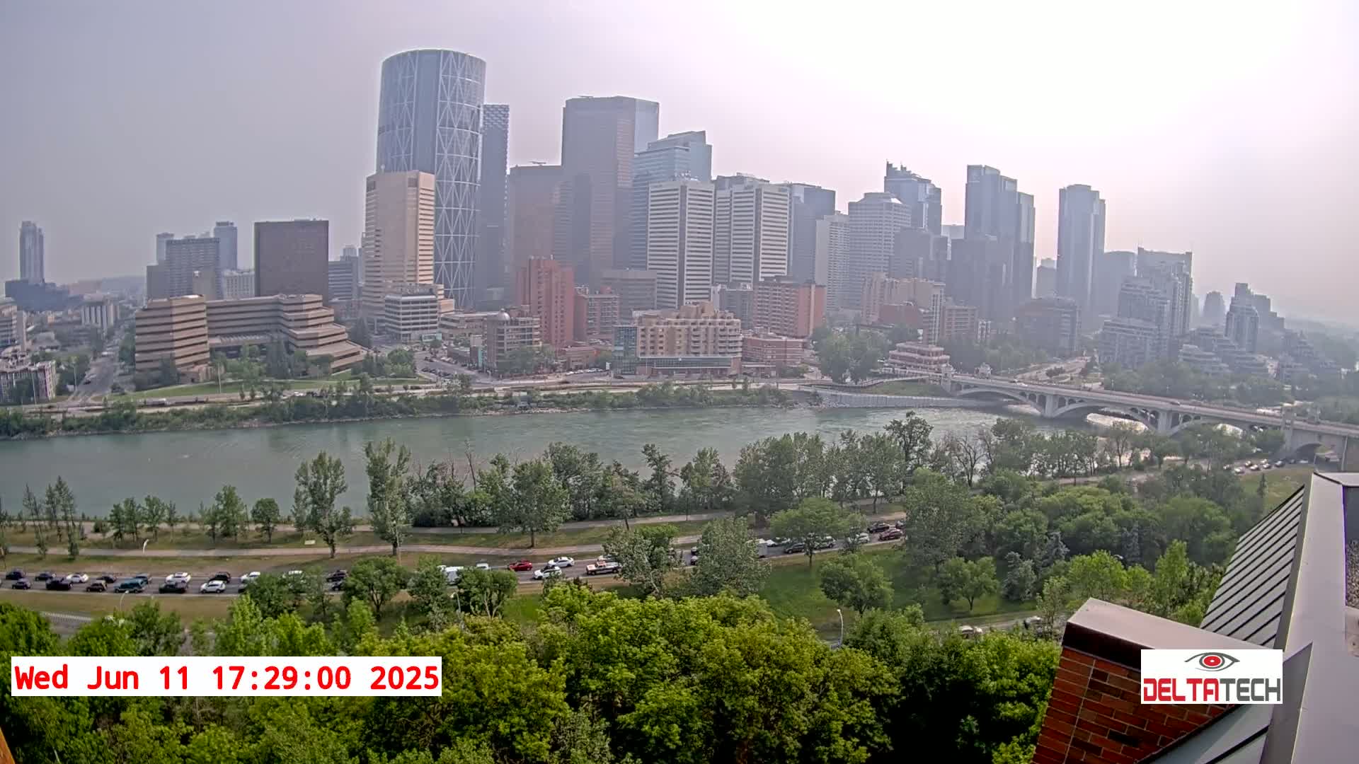 Calgary Skyline  Live Cam - Calgary, Rocky View County and Foothills County, Alberta, Canada