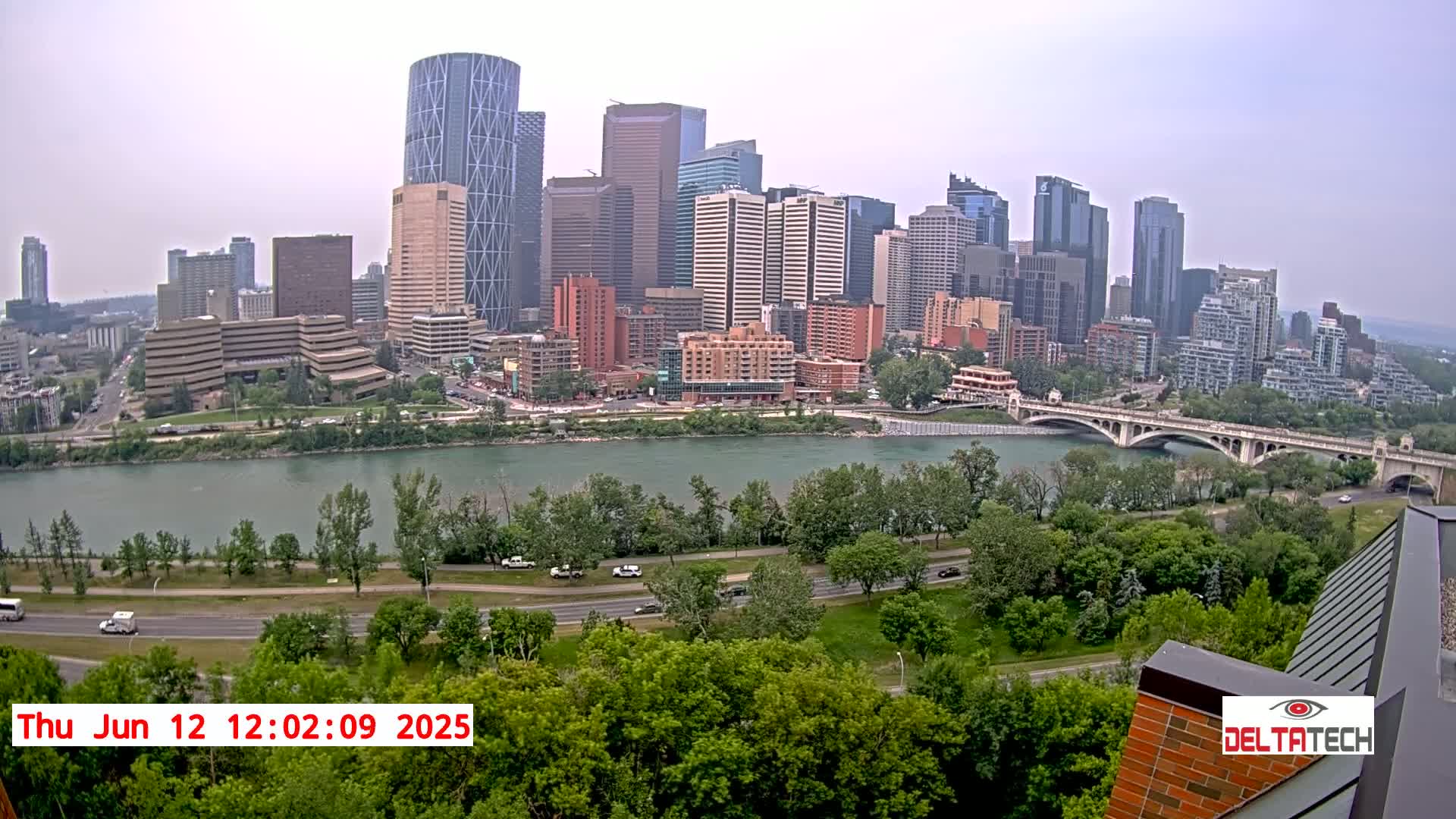 Calgary Skyline  Live Cam - Calgary, Rocky View County and Foothills County, Alberta, Canada