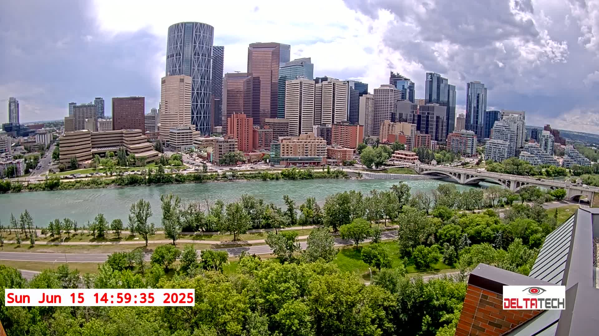 Calgary Skyline  Live Cam - Calgary, Rocky View County and Foothills County, Alberta, Canada