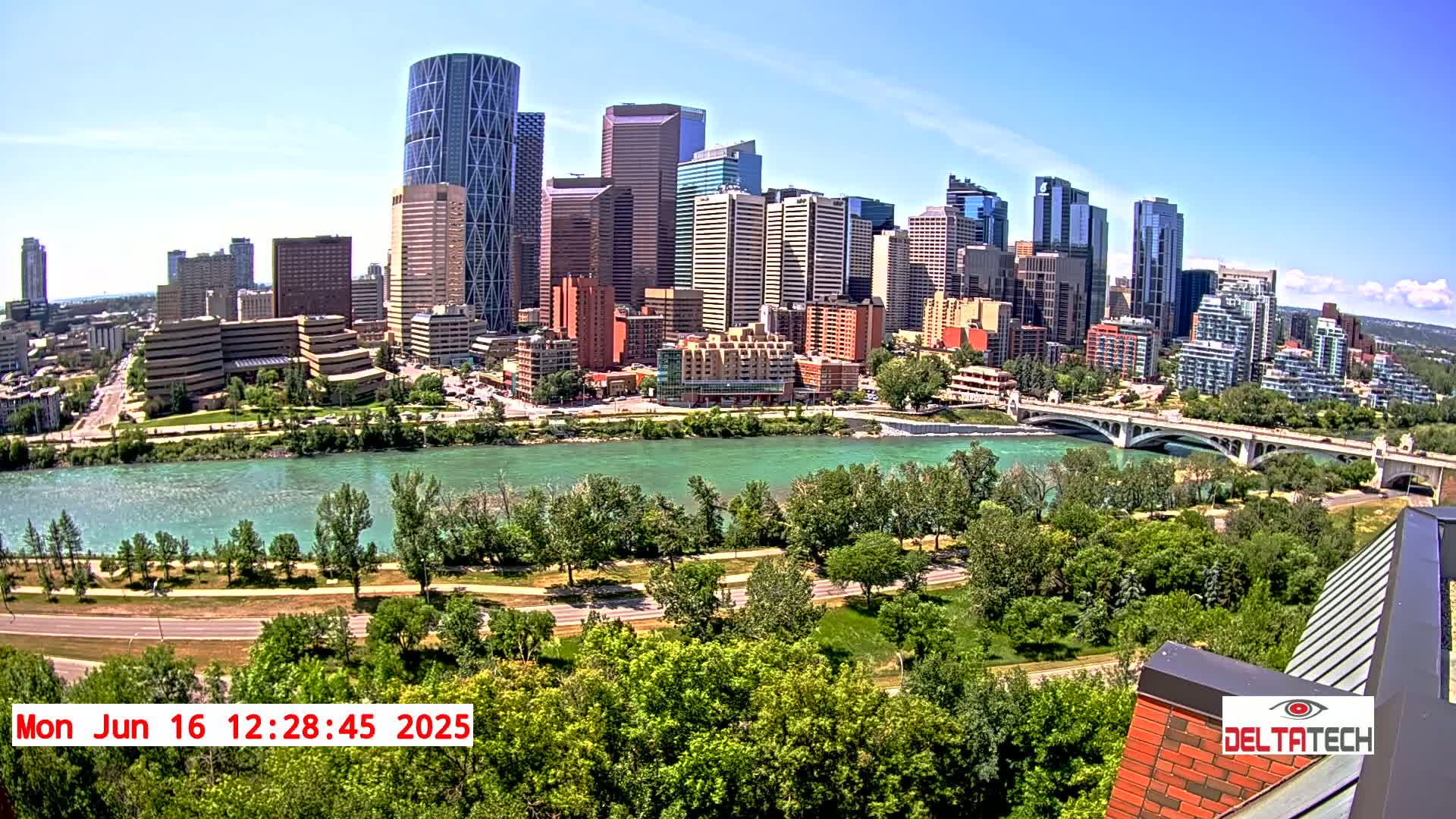 Calgary Skyline  Live Cam - Calgary, Rocky View County and Foothills County, Alberta, Canada