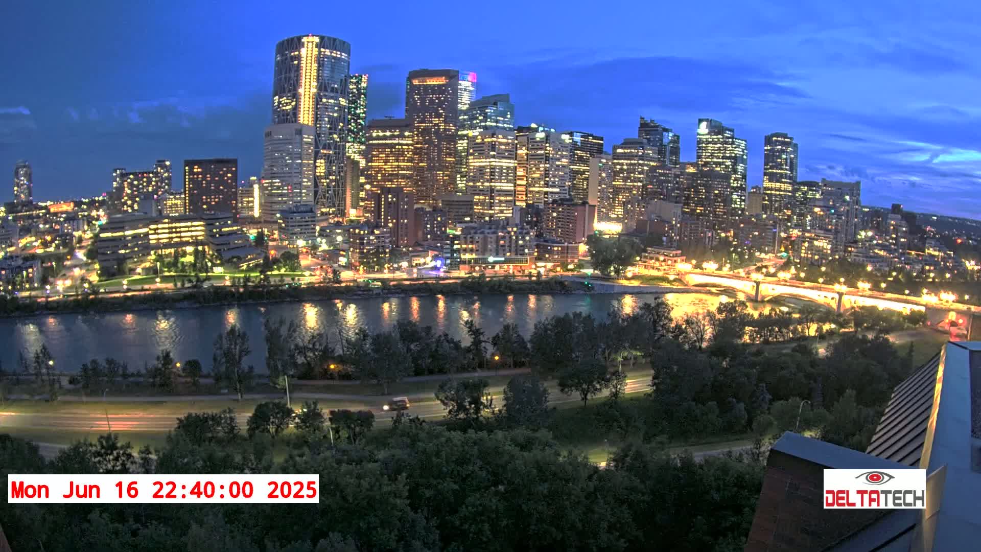 Calgary Skyline  Live Cam - Calgary, Rocky View County and Foothills County, Alberta, Canada