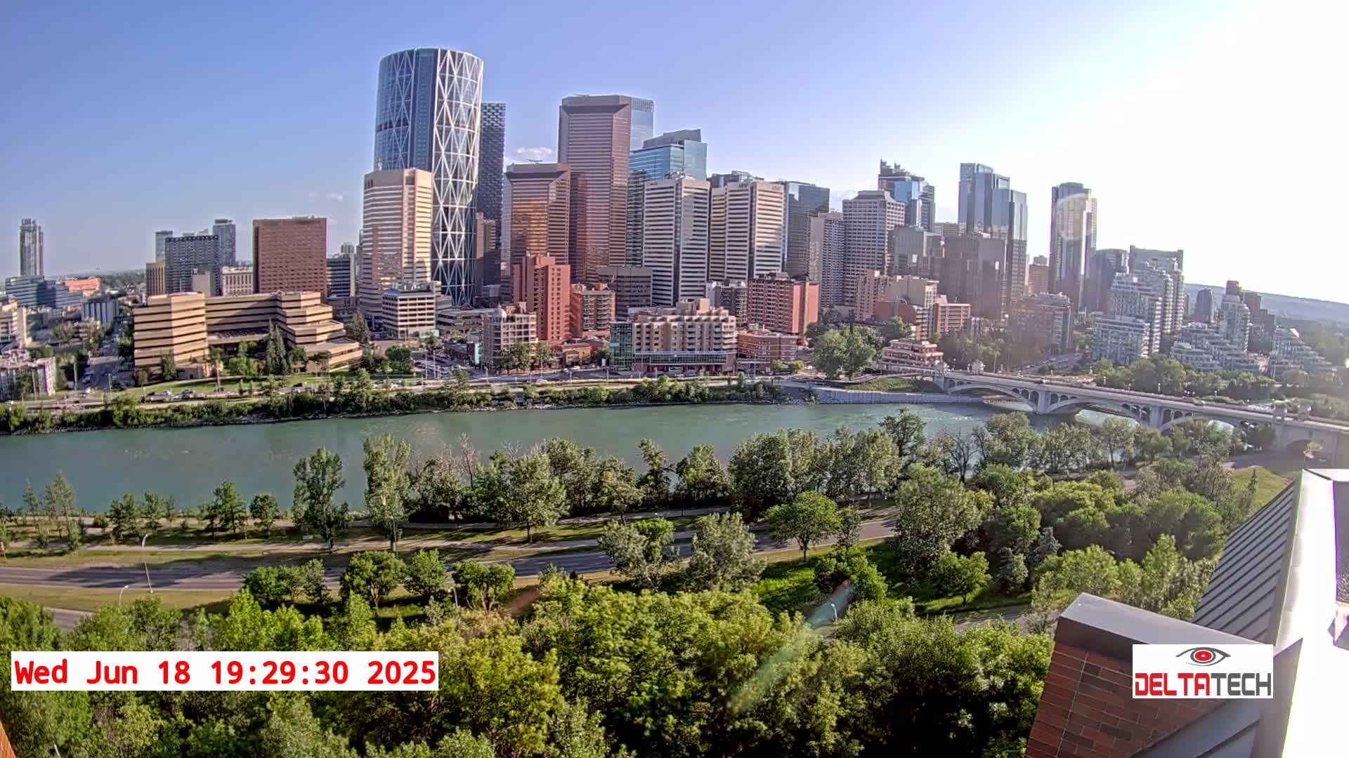 Calgary Skyline  Live Cam - Calgary, Rocky View County and Foothills County, Alberta, Canada