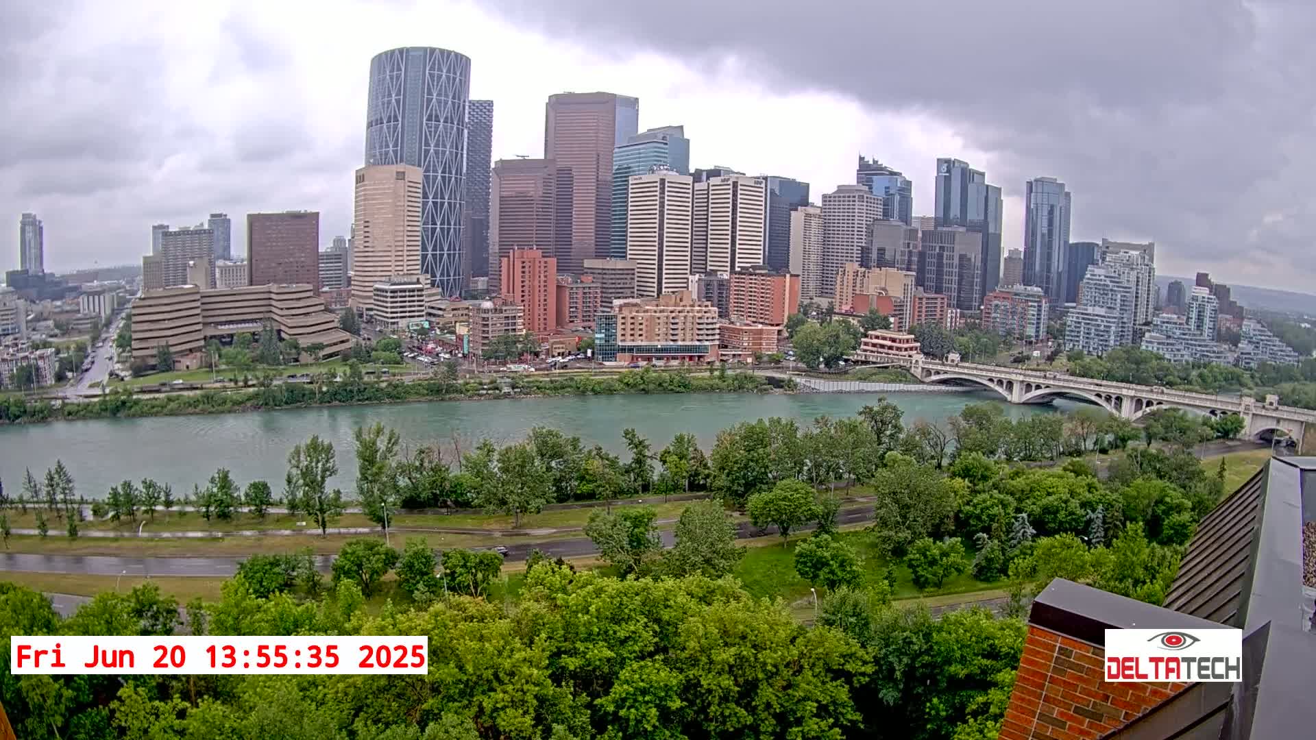 Calgary Skyline  Live Cam - Calgary, Rocky View County and Foothills County, Alberta, Canada