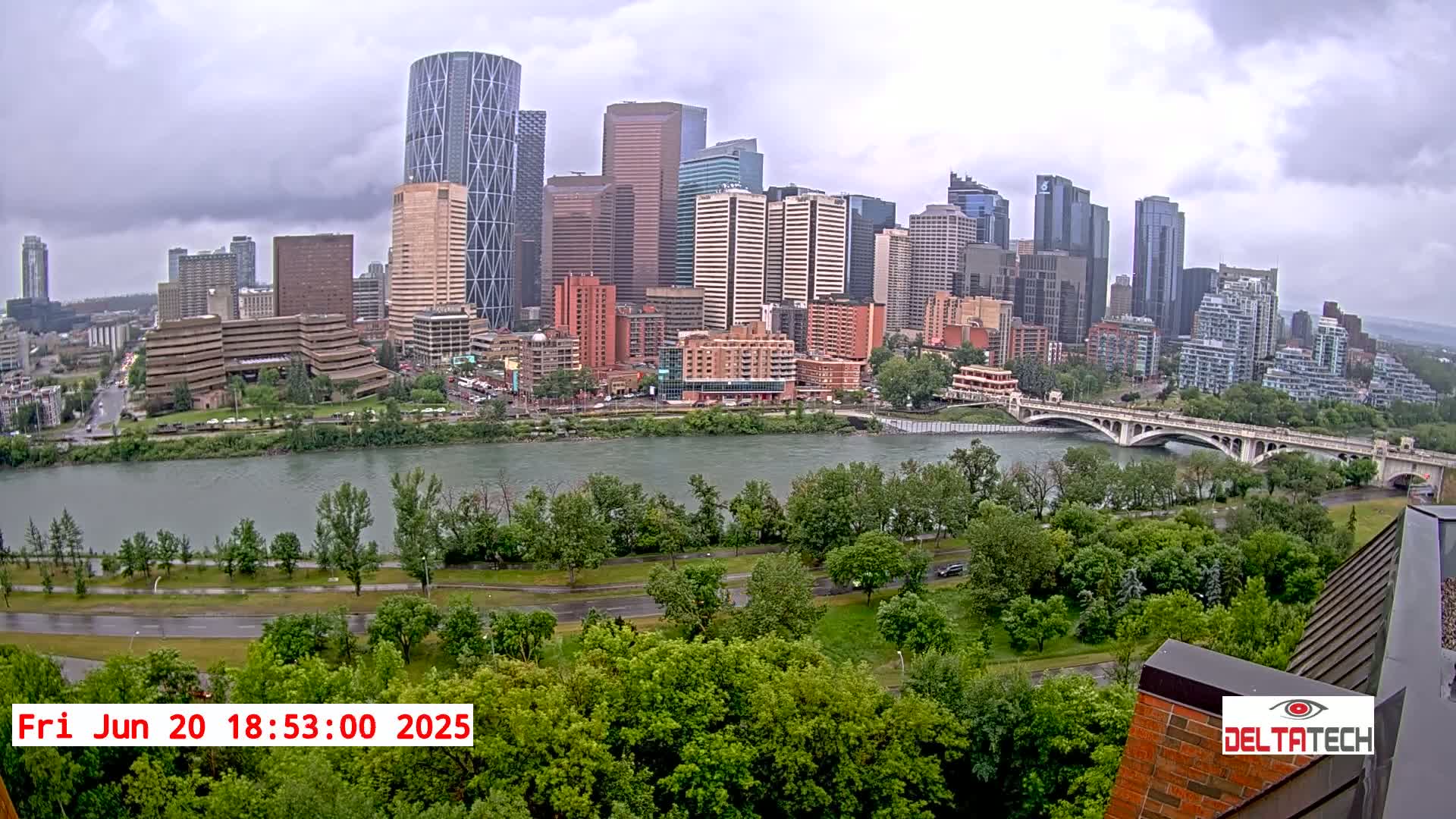 Calgary Skyline  Live Cam - Calgary, Rocky View County and Foothills County, Alberta, Canada