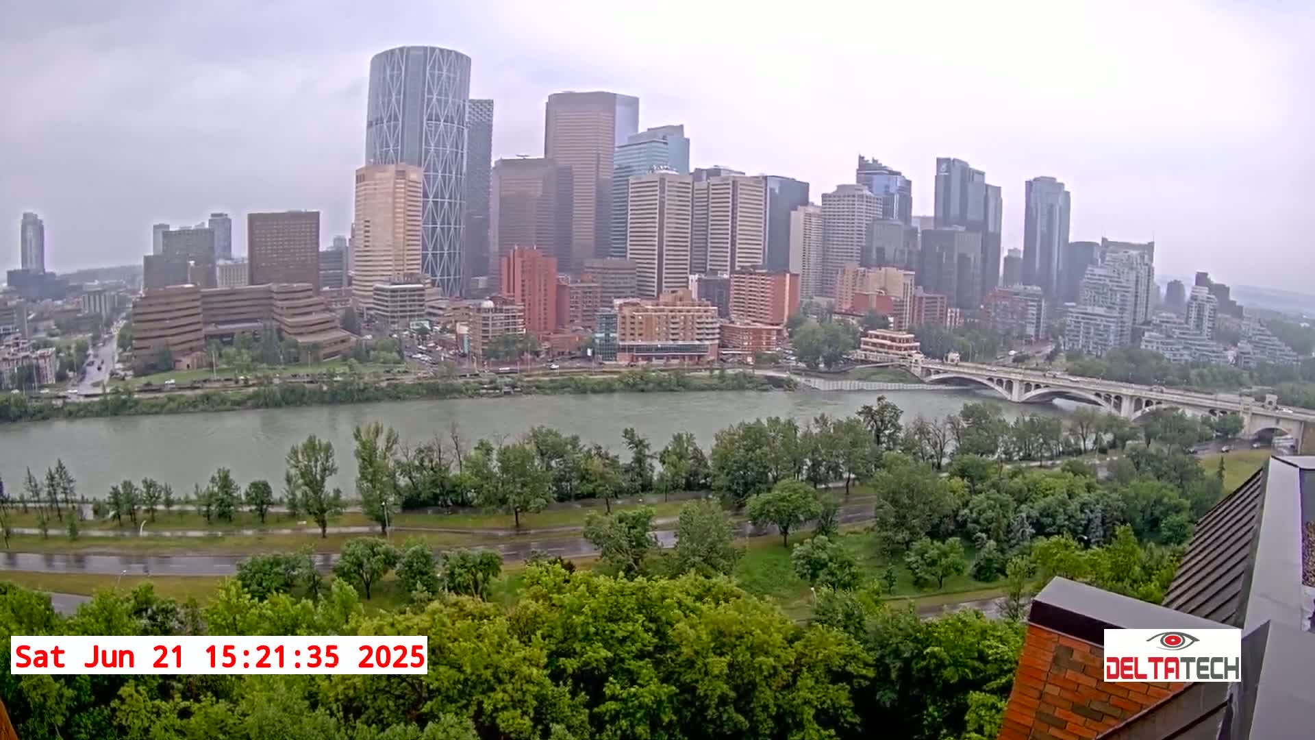 Calgary Skyline  Live Cam - Calgary, Rocky View County and Foothills County, Alberta, Canada