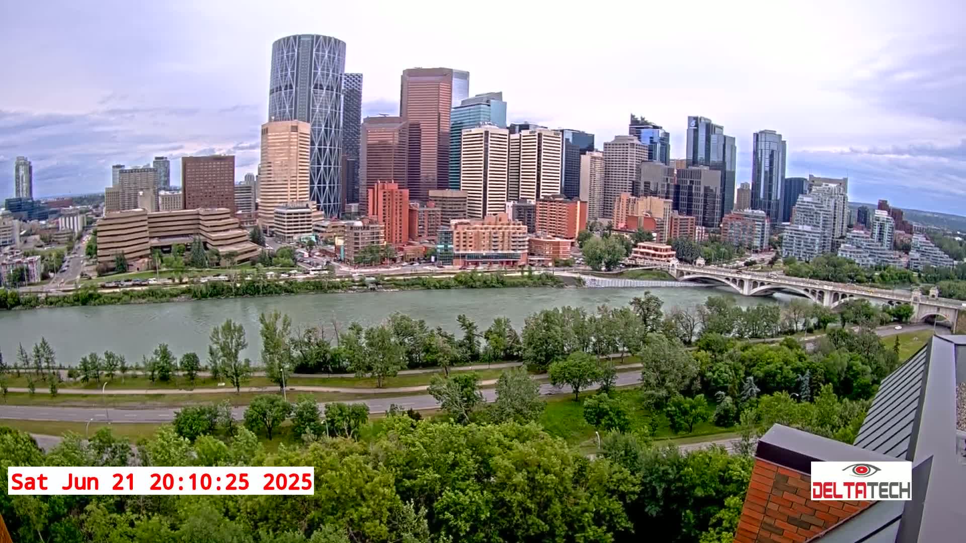 Calgary Skyline  Live Cam - Calgary, Rocky View County and Foothills County, Alberta, Canada