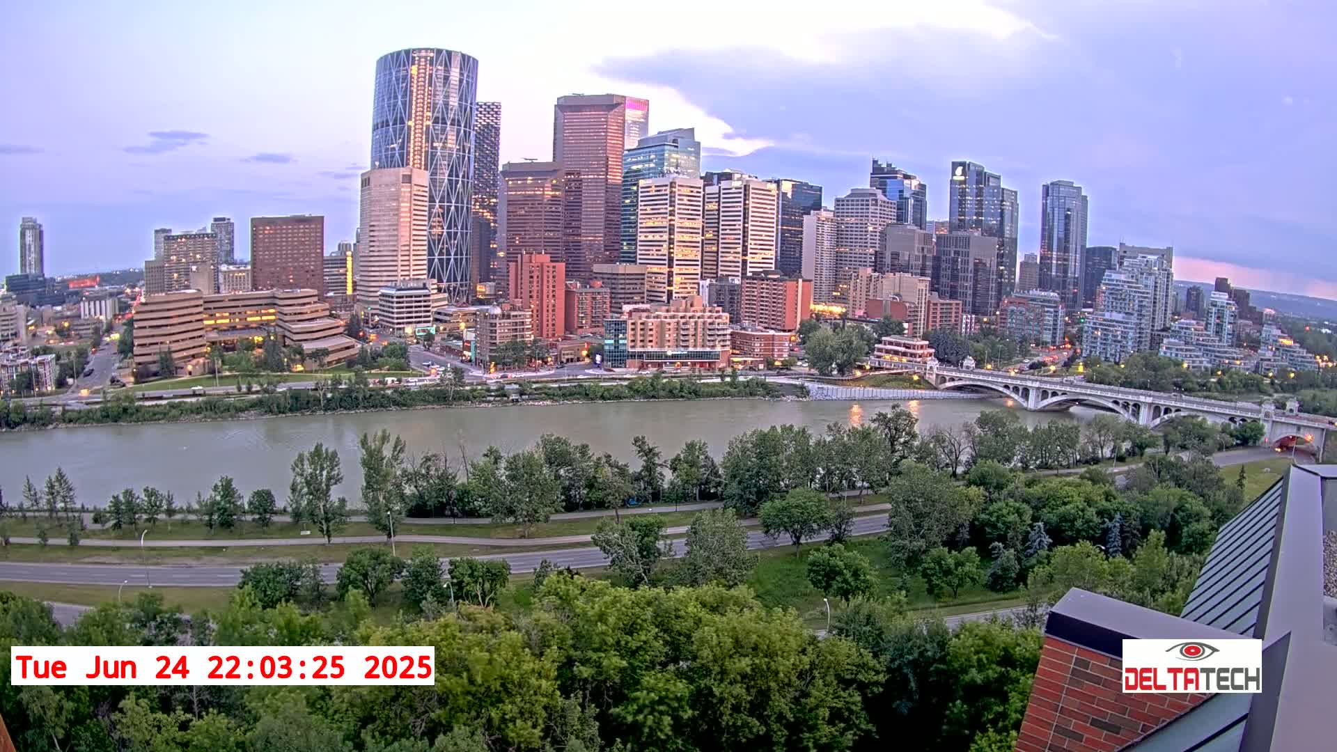 Calgary Skyline  Live Cam - Calgary, Rocky View County and Foothills County, Alberta, Canada