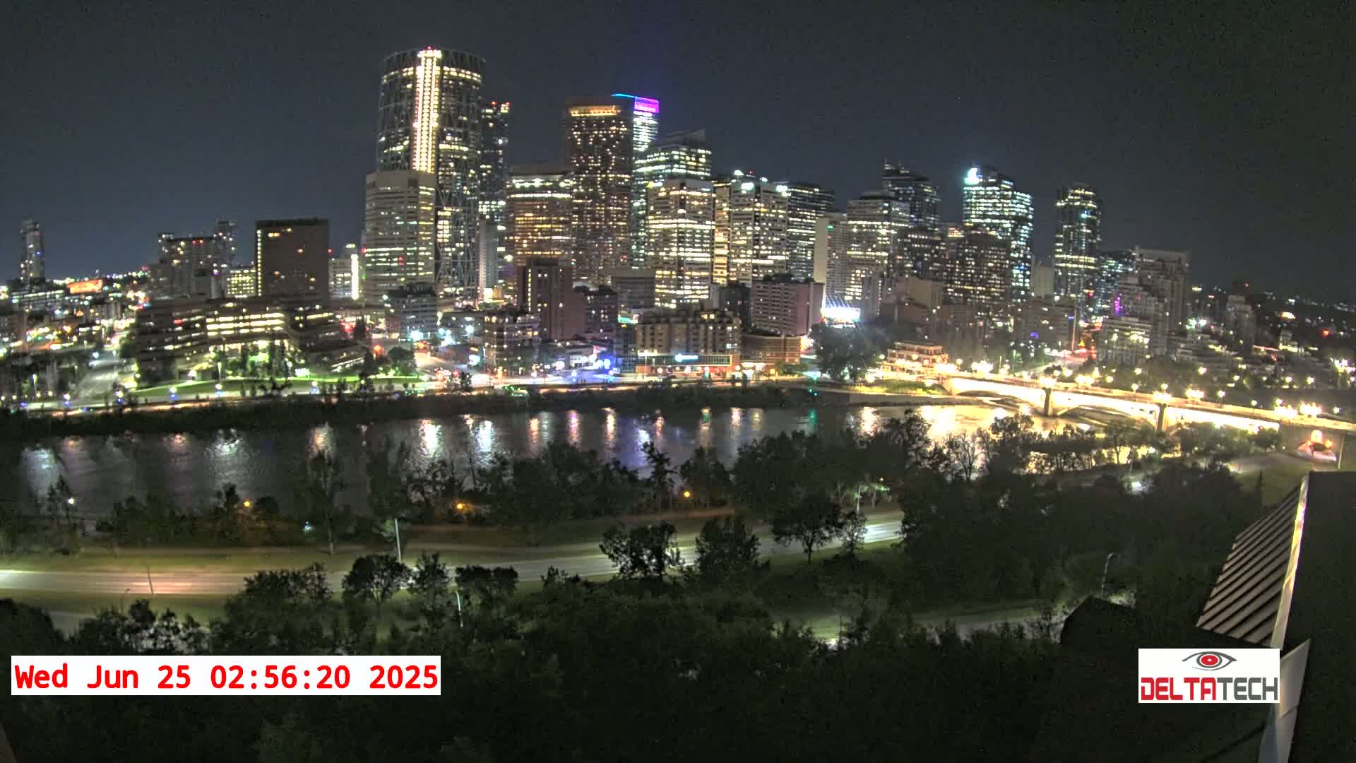 Calgary Skyline  Live Cam - Calgary, Rocky View County and Foothills County, Alberta, Canada