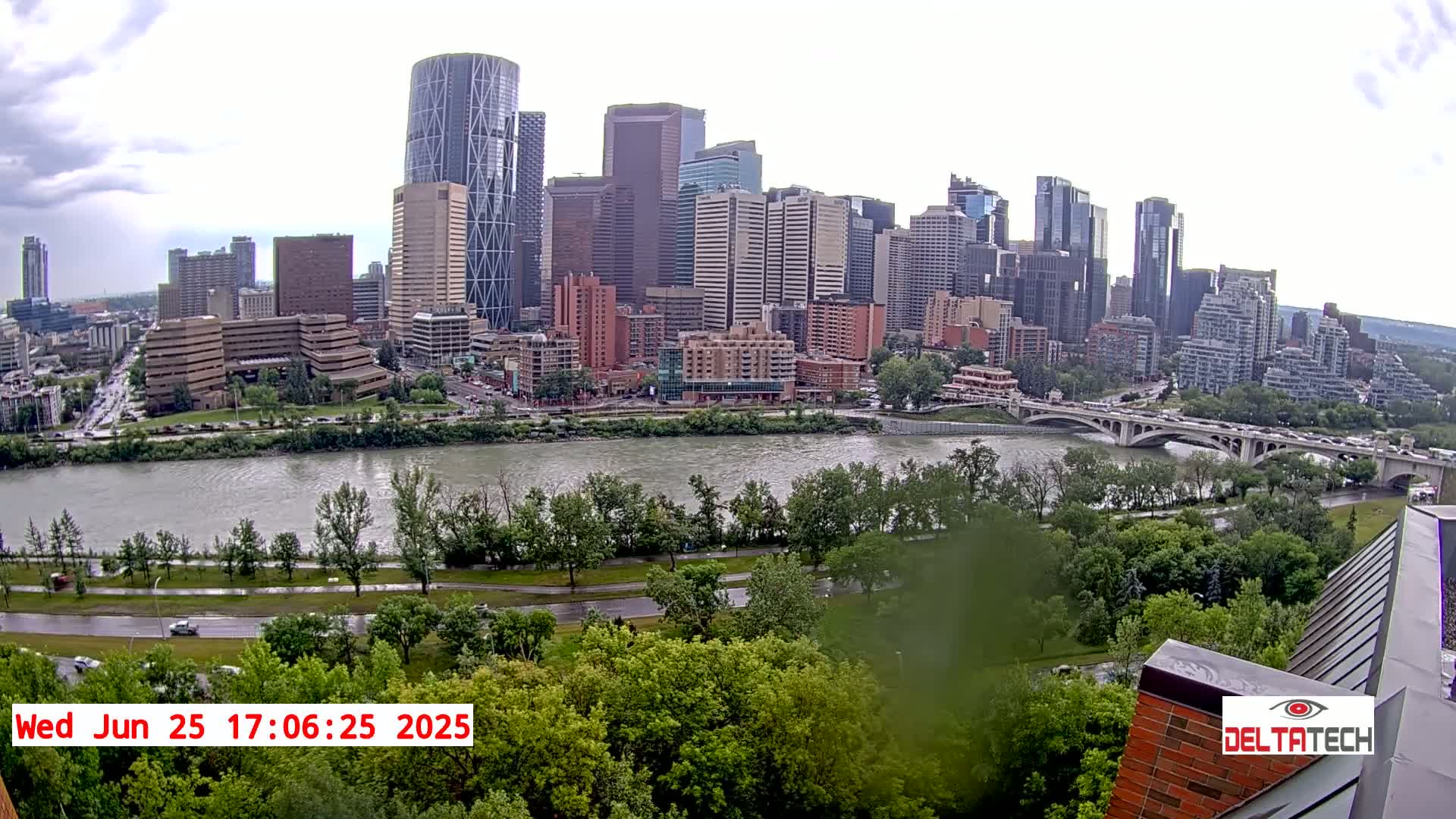 Calgary Skyline  Live Cam - Calgary, Rocky View County and Foothills County, Alberta, Canada