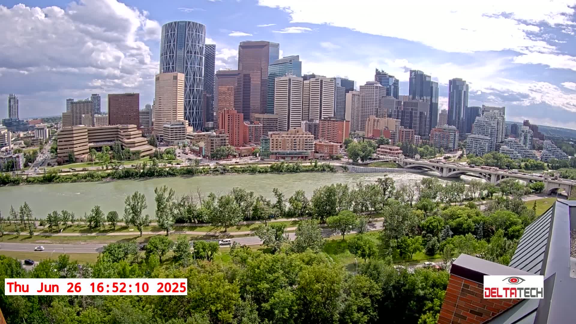 Calgary Skyline  Live Cam - Calgary, Rocky View County and Foothills County, Alberta, Canada