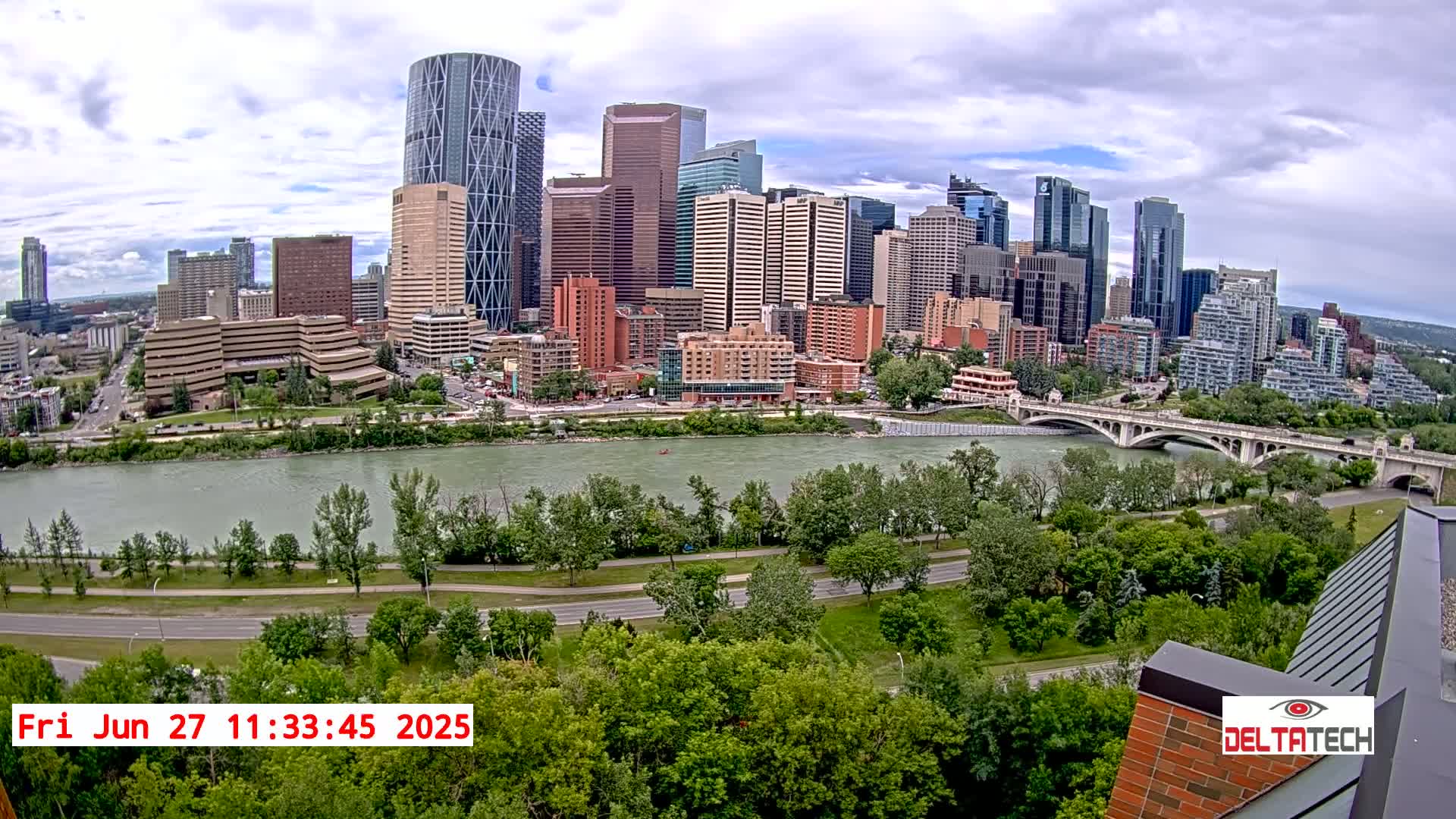 Calgary Skyline  Live Cam - Calgary, Rocky View County and Foothills County, Alberta, Canada