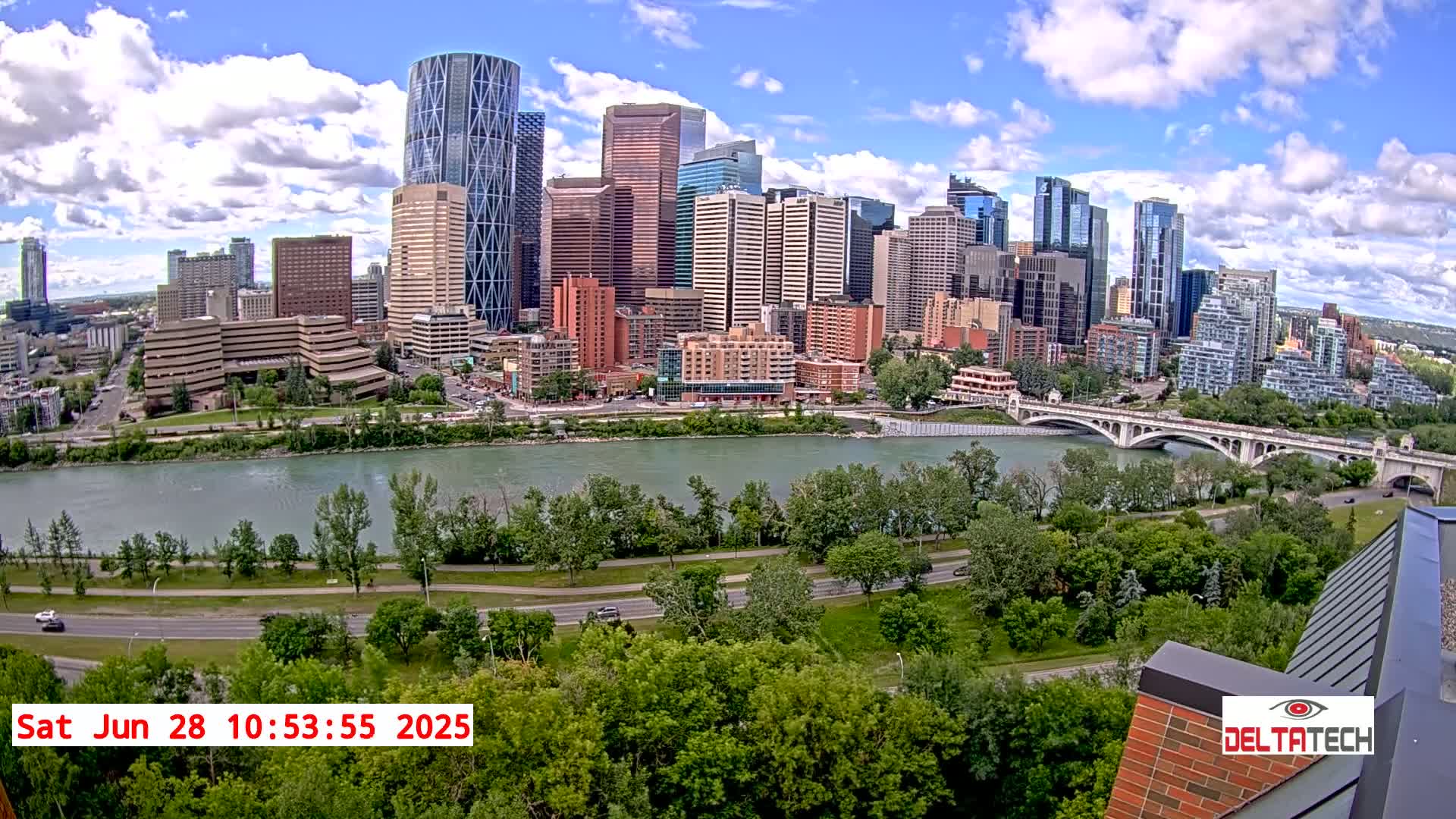Calgary Skyline  Live Cam - Calgary, Rocky View County and Foothills County, Alberta, Canada